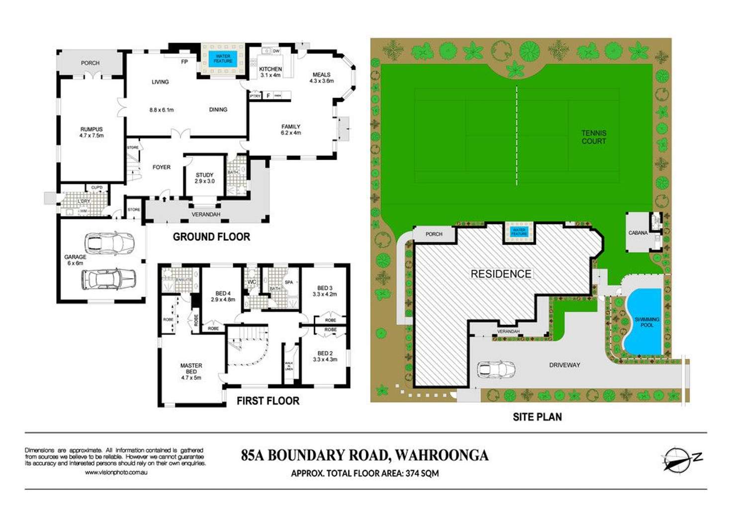 Floorplan of Homely house listing, 85a Boundary Road, Wahroonga NSW 2076