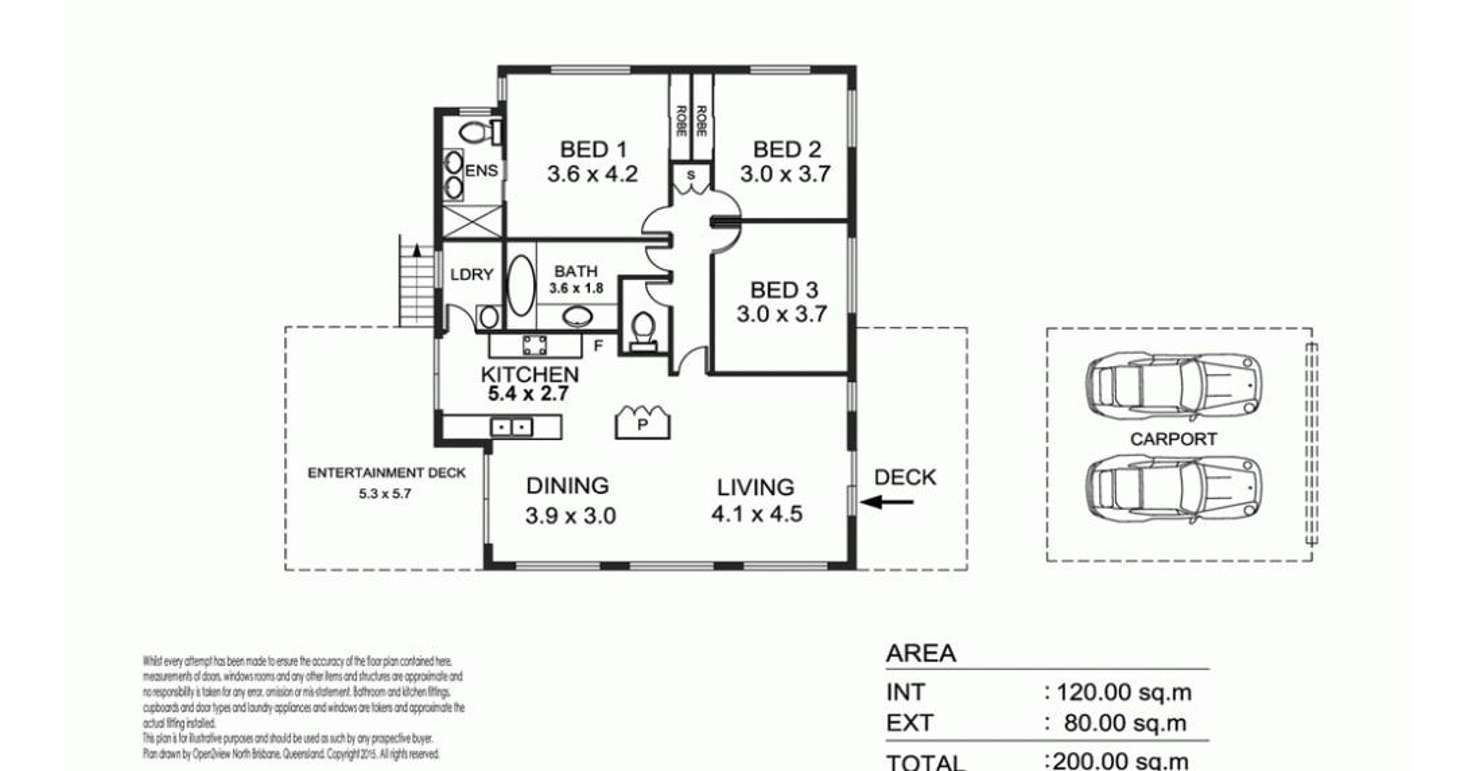 Floorplan of Homely house listing, 27 Park Terrace, Kedron QLD 4031