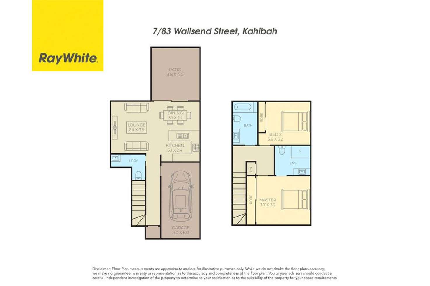 Floorplan of Homely townhouse listing, 7/83 Wallsend Street, Kahibah NSW 2290