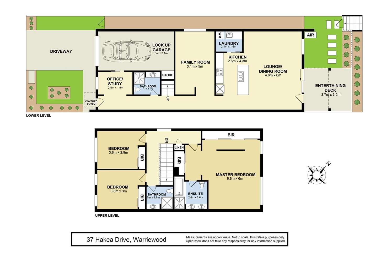 Floorplan of Homely townhouse listing, 37 Hakea Drive, Warriewood NSW 2102