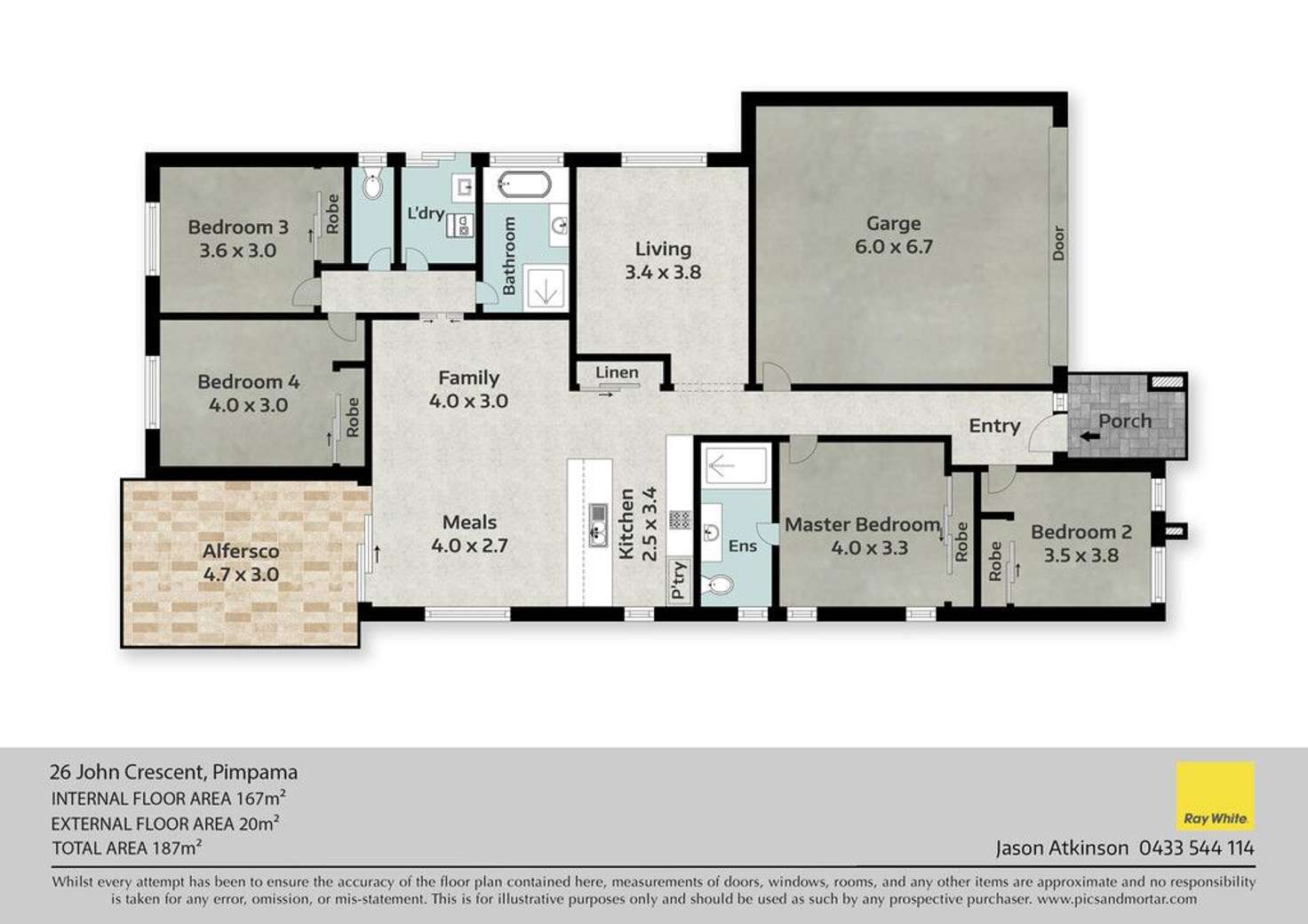 Floorplan of Homely house listing, 26 John Crescent, Pimpama QLD 4209