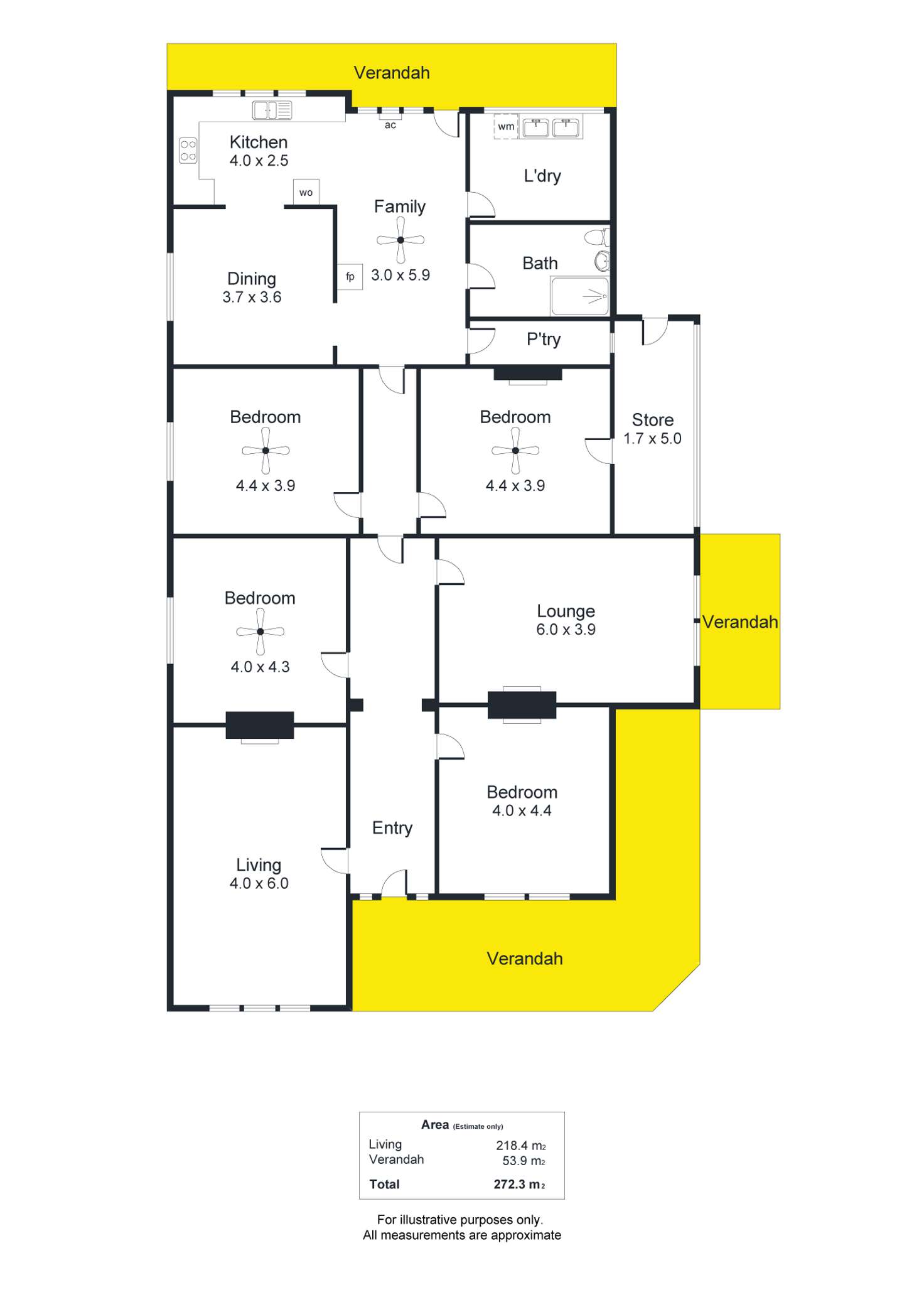 Floorplan of Homely other listing, 196 Glen Osmond Road, Fullarton SA 5063
