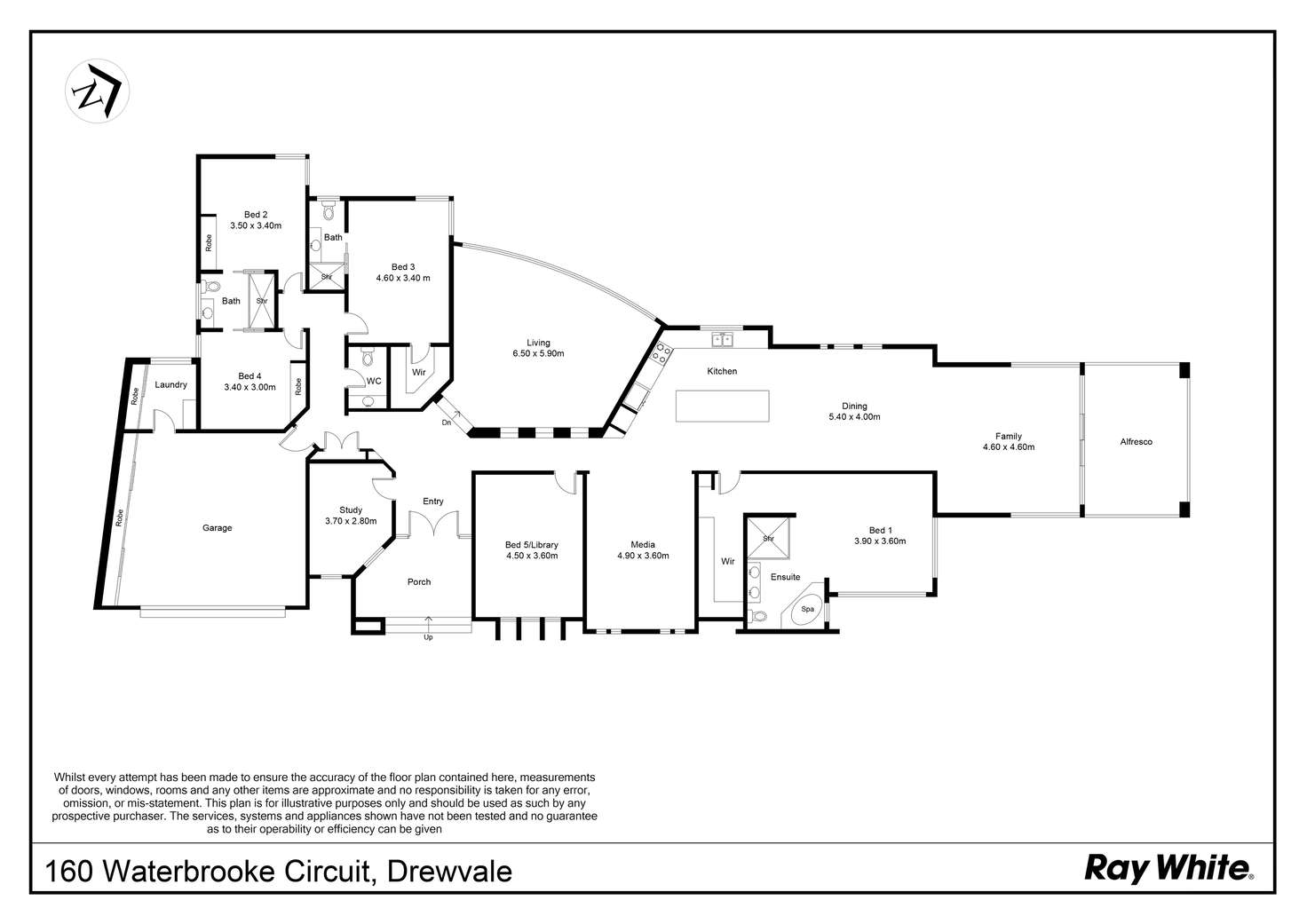 Floorplan of Homely house listing, 160 Waterbrooke Circuit, Drewvale QLD 4116
