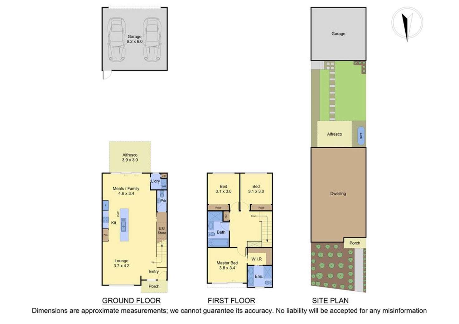 Floorplan of Homely house listing, 6 Mulberry Walk, Wantirna South VIC 3152