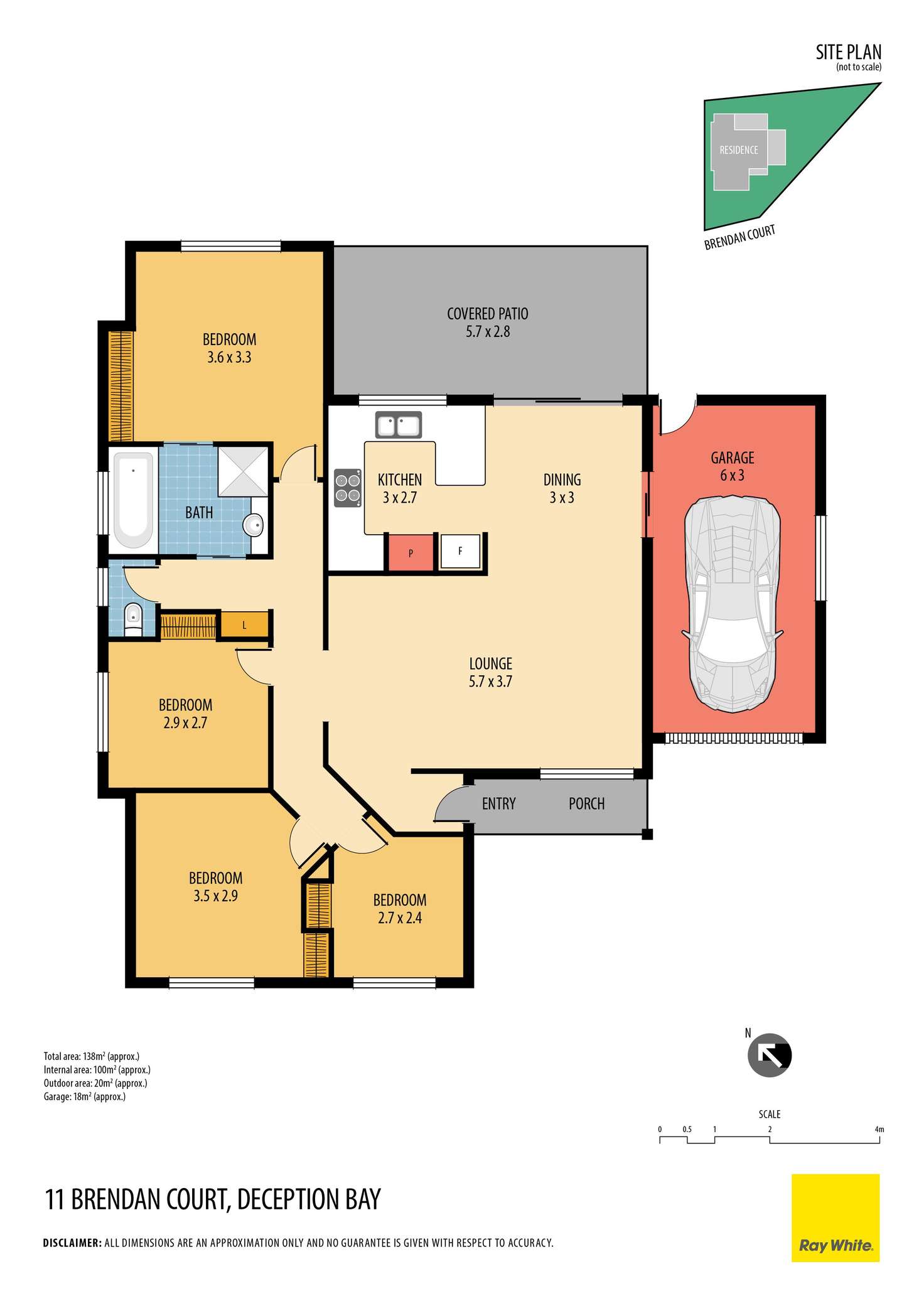 Floorplan of Homely house listing, 11 Brendan Court, Deception Bay QLD 4508