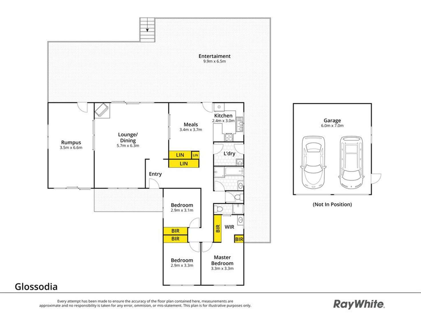 Floorplan of Homely house listing, 128 Mitchell Drive, Glossodia NSW 2756
