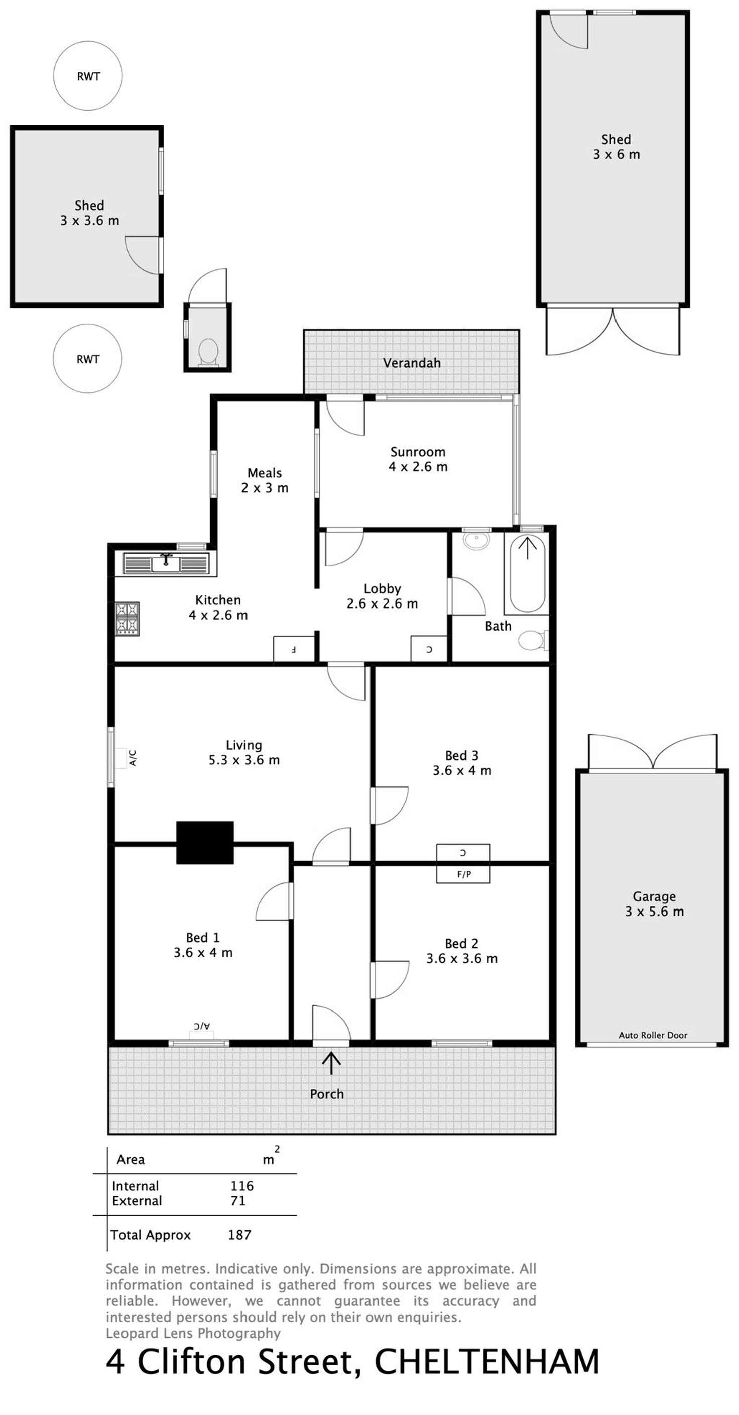 Floorplan of Homely house listing, 4 Clifton Street, Cheltenham SA 5014