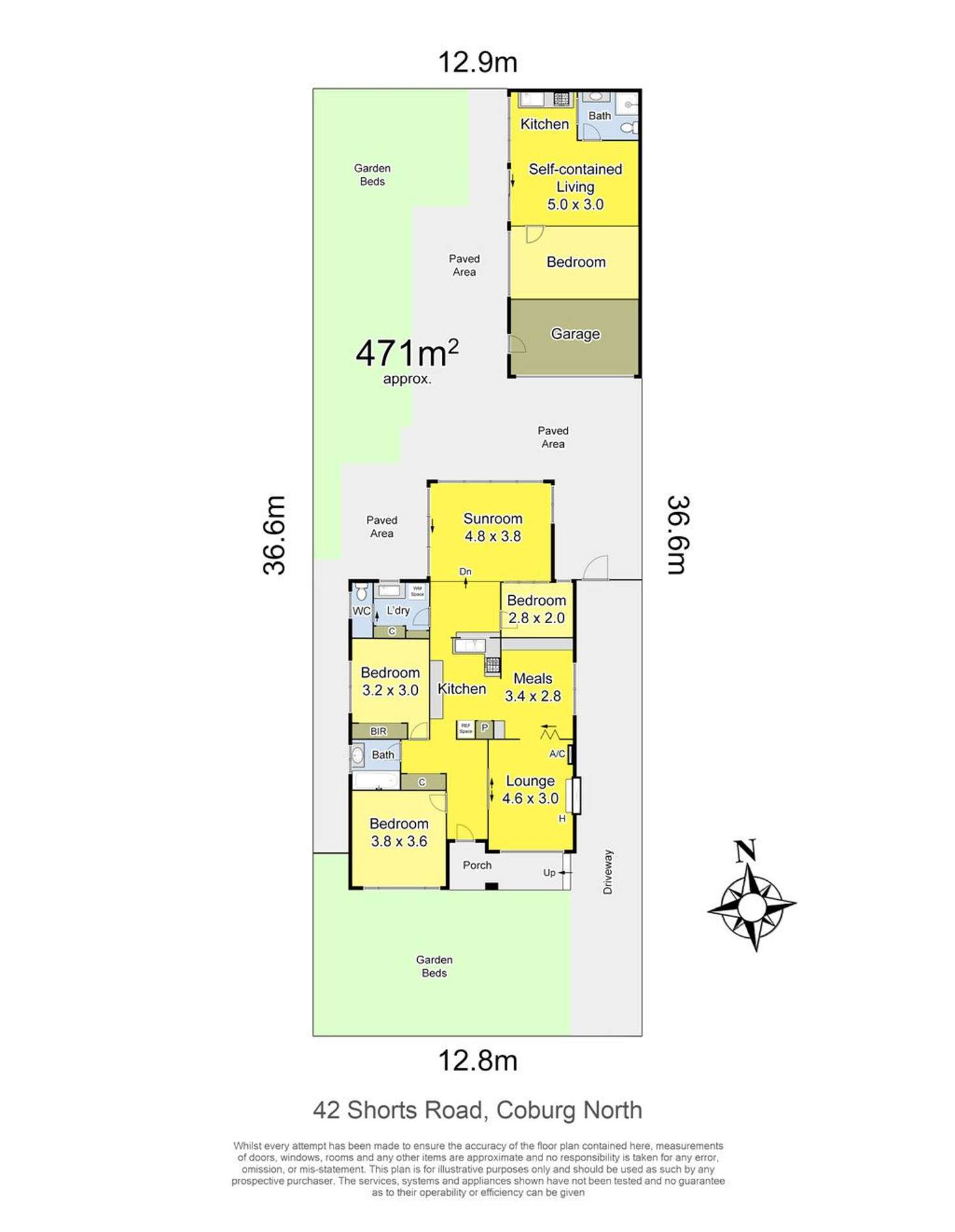 Floorplan of Homely house listing, 42 Shorts Road, Coburg North VIC 3058