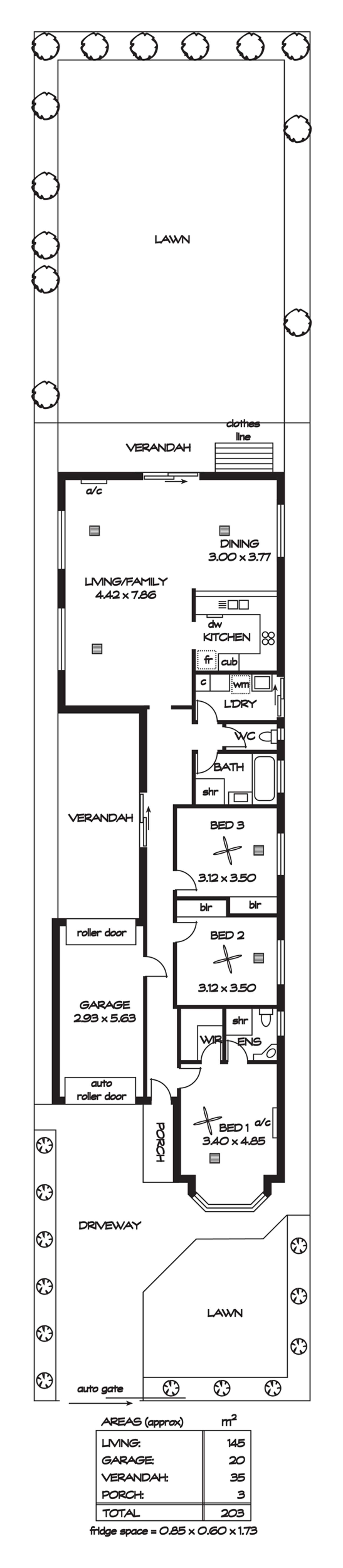 Floorplan of Homely house listing, 101B Marian Road, Firle SA 5070