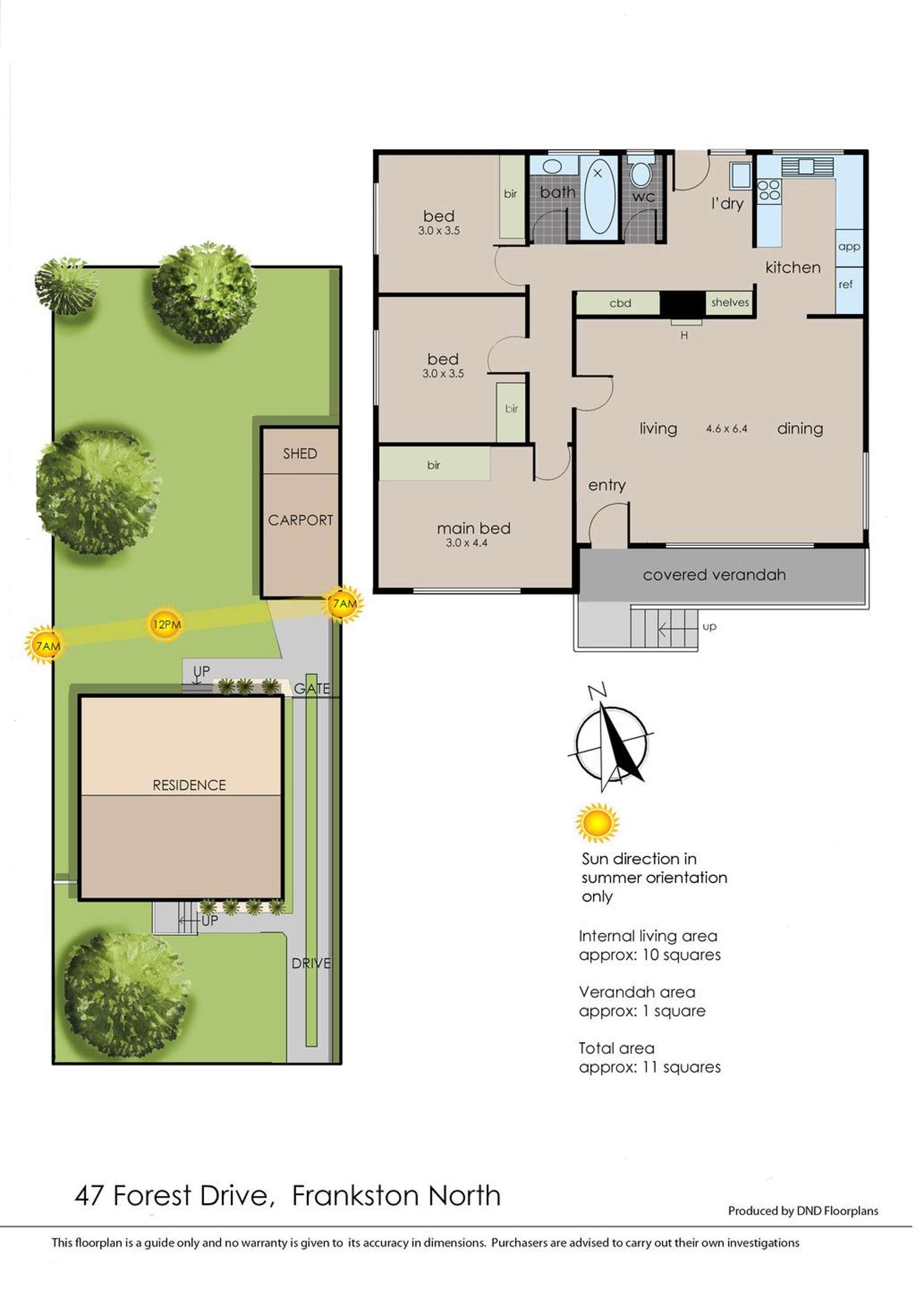 Floorplan of Homely house listing, 47 Forest Drive, Frankston North VIC 3200