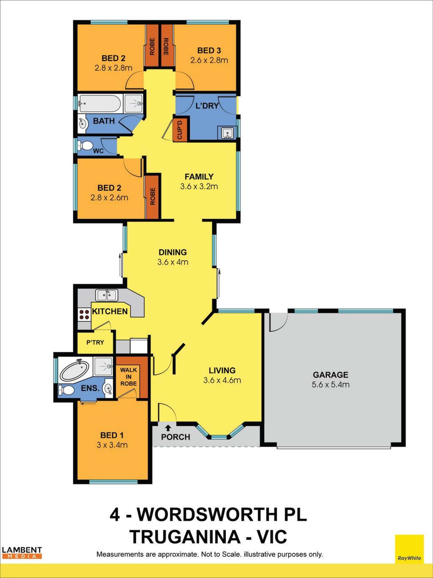 Floorplan of Homely house listing, 4 Wordsworth Place, Truganina VIC 3029