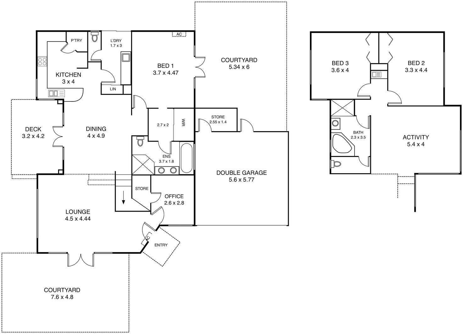 Floorplan of Homely house listing, 128A Ninth Avenue, Inglewood WA 6052