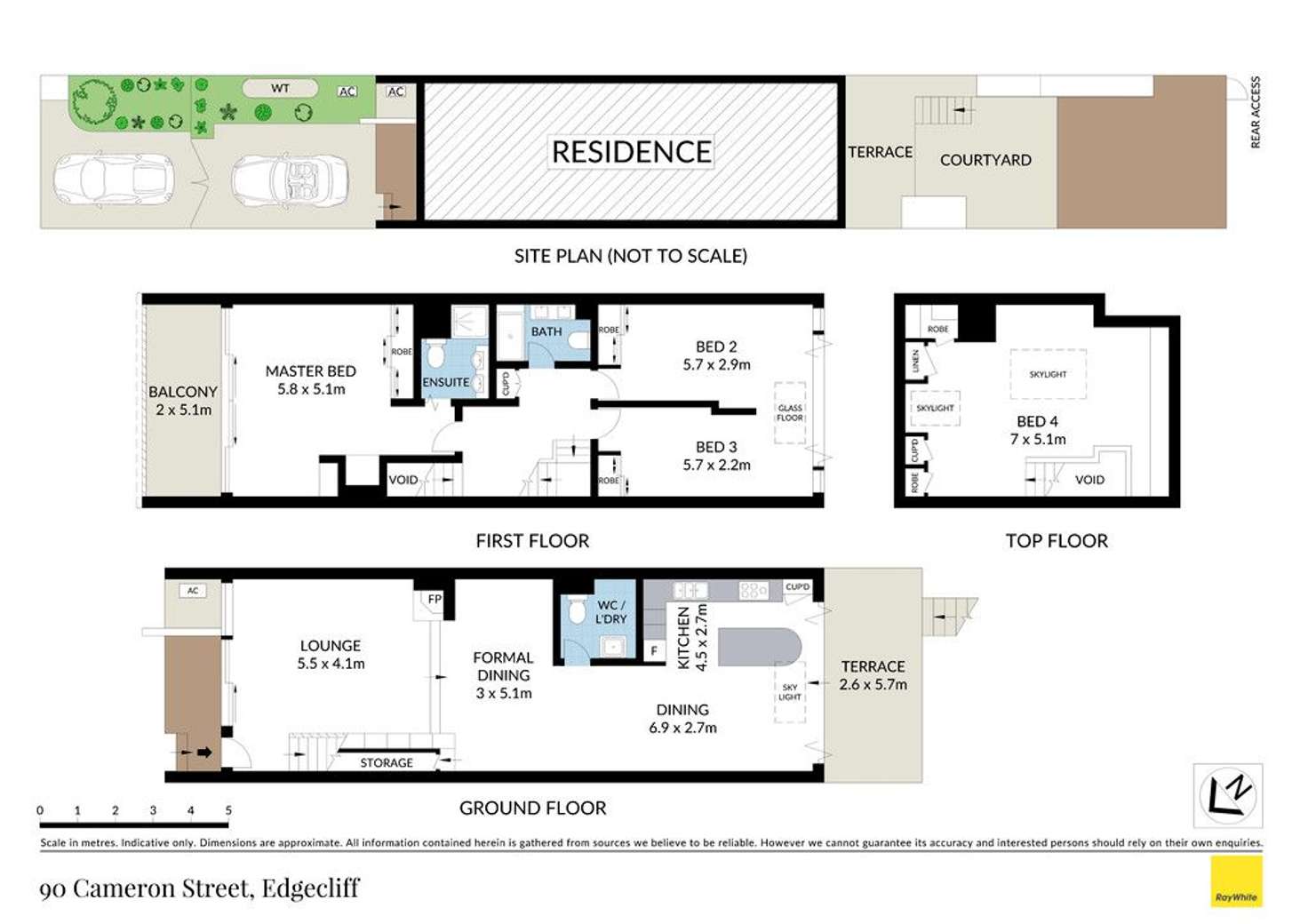 Floorplan of Homely house listing, 90 Cameron Street, Edgecliff NSW 2027