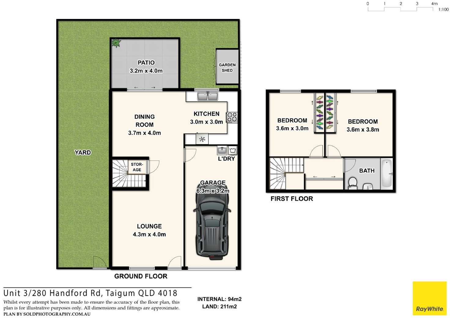 Floorplan of Homely house listing, 3/280 Handford Road, Taigum QLD 4018