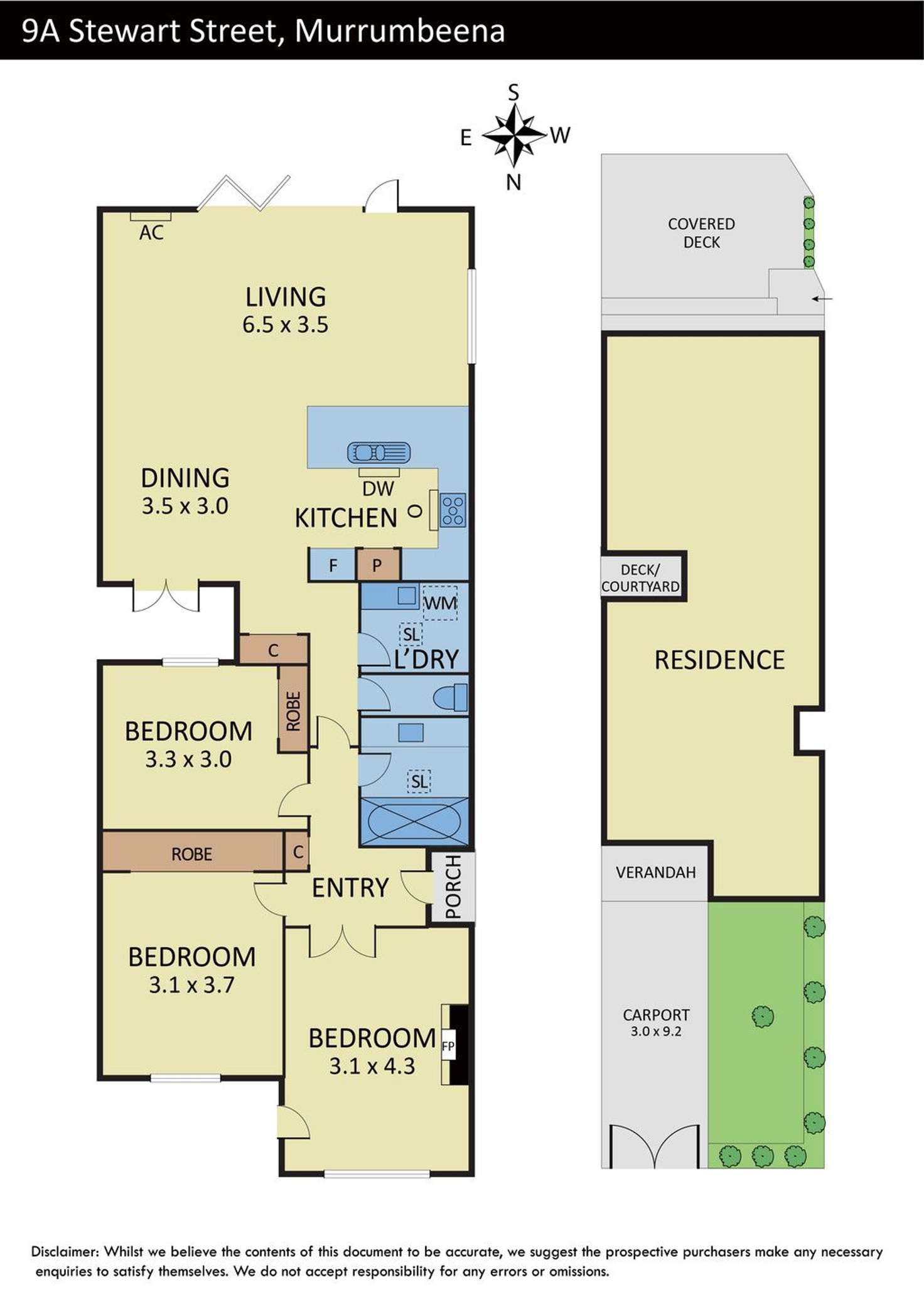 Floorplan of Homely house listing, 9A Stewart Street, Murrumbeena VIC 3163