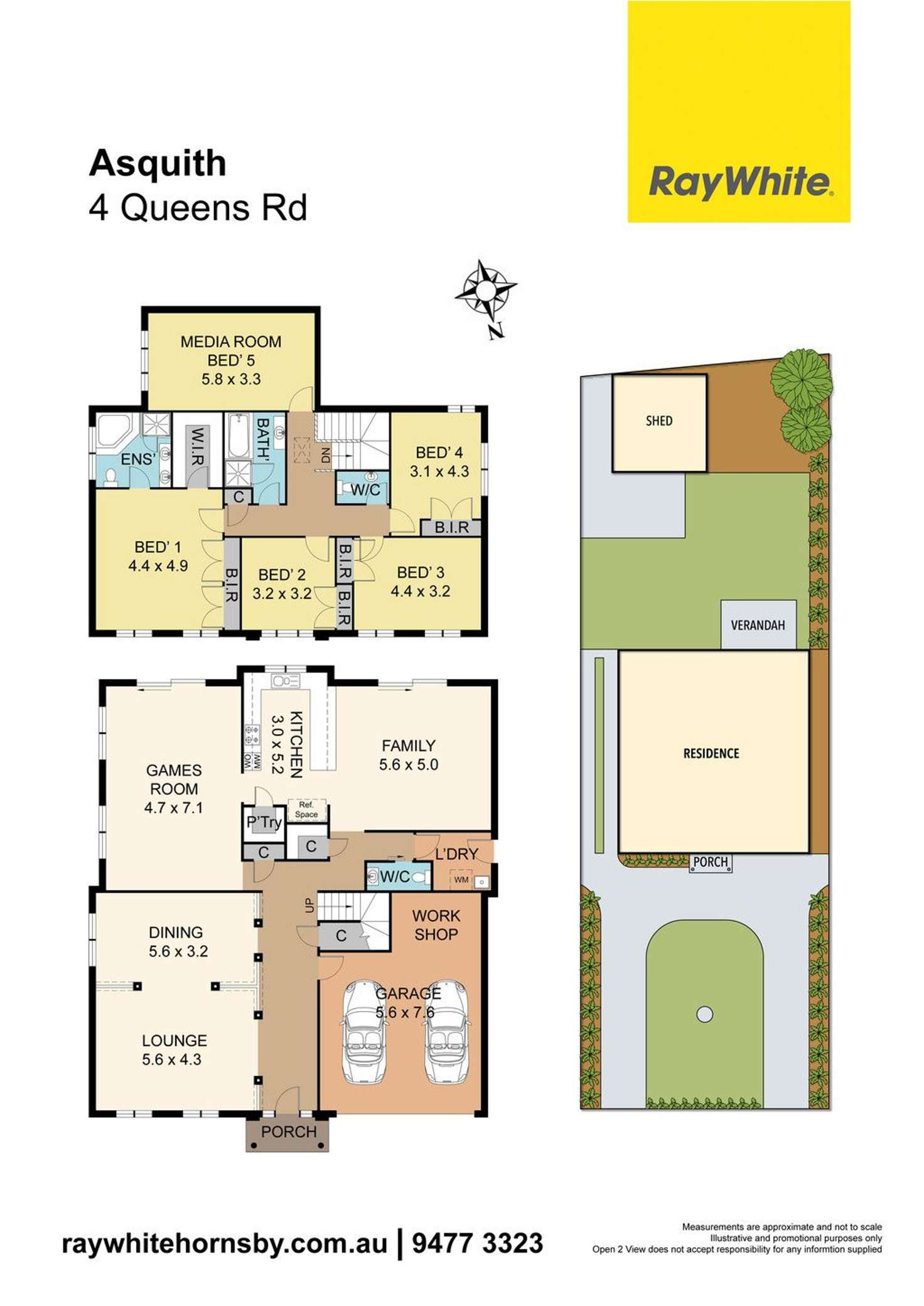 Floorplan of Homely house listing, 4 Queens Road, Asquith NSW 2077