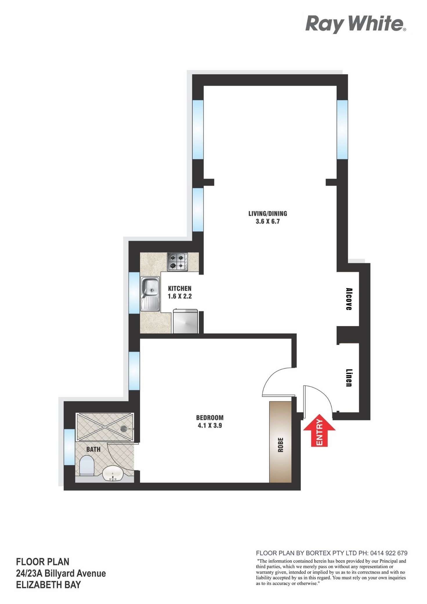 Floorplan of Homely apartment listing, 24/23a Billyard Avenue, Elizabeth Bay NSW 2011