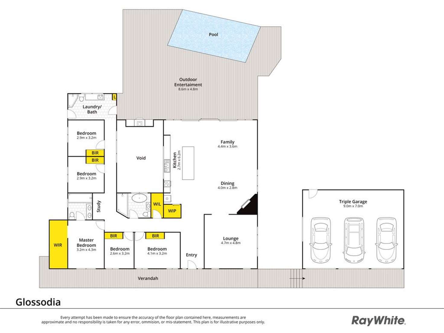 Floorplan of Homely house listing, 145 Mitchell Drive, Glossodia NSW 2756