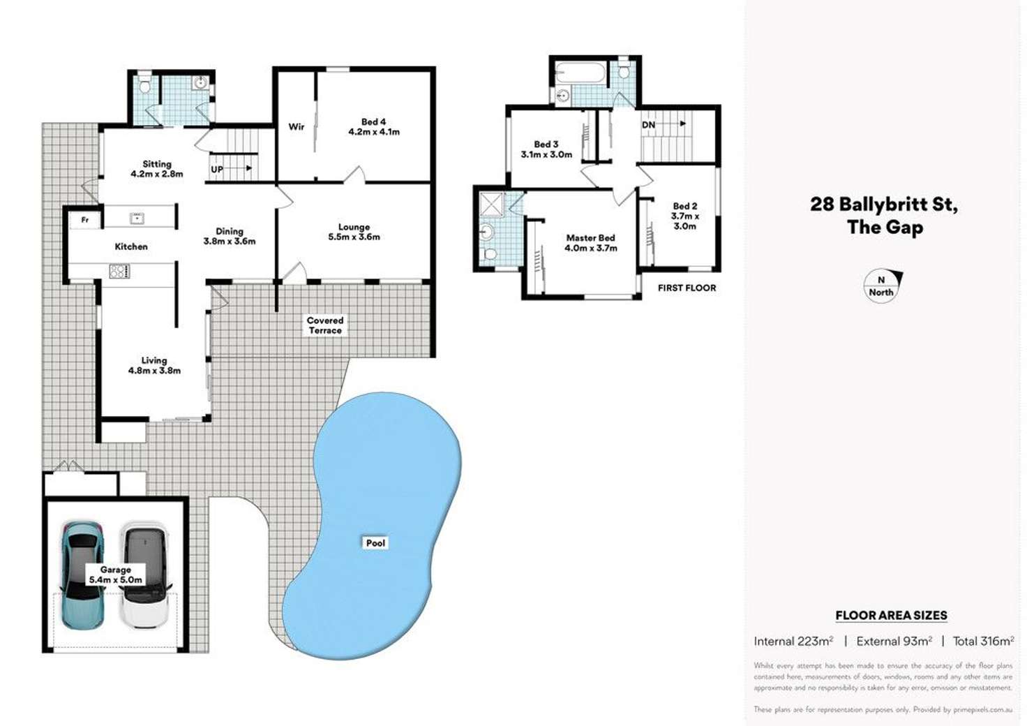 Floorplan of Homely house listing, 28 Ballybritt Street, The Gap QLD 4061