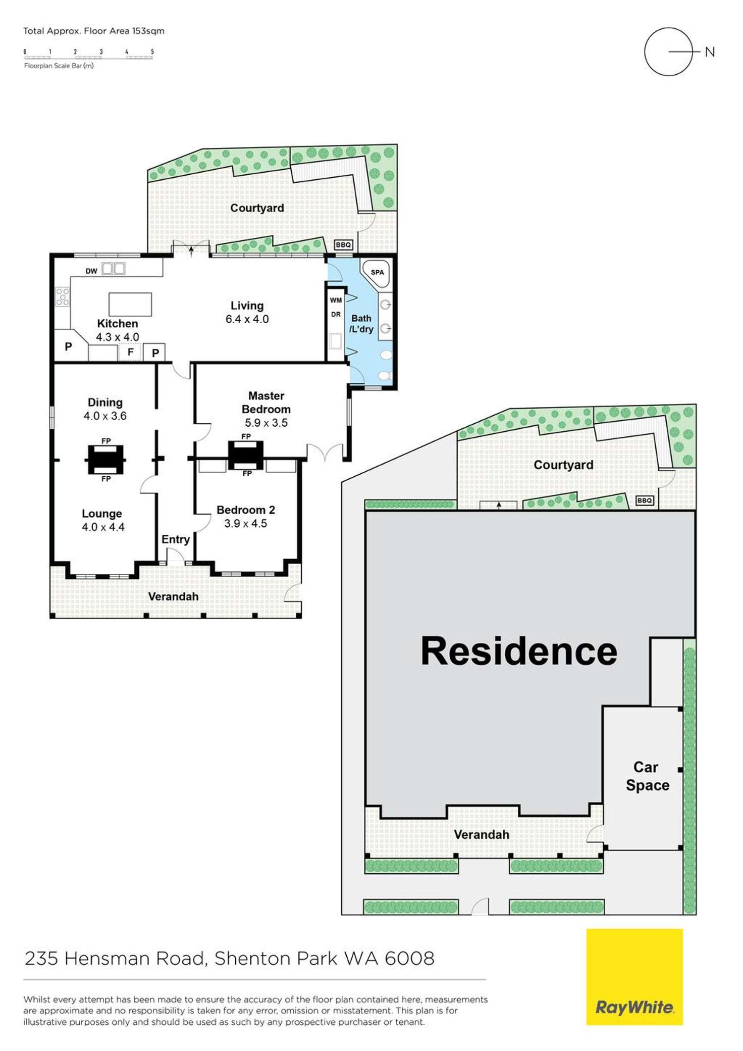 Floorplan of Homely house listing, 235 Hensman Road, Shenton Park WA 6008