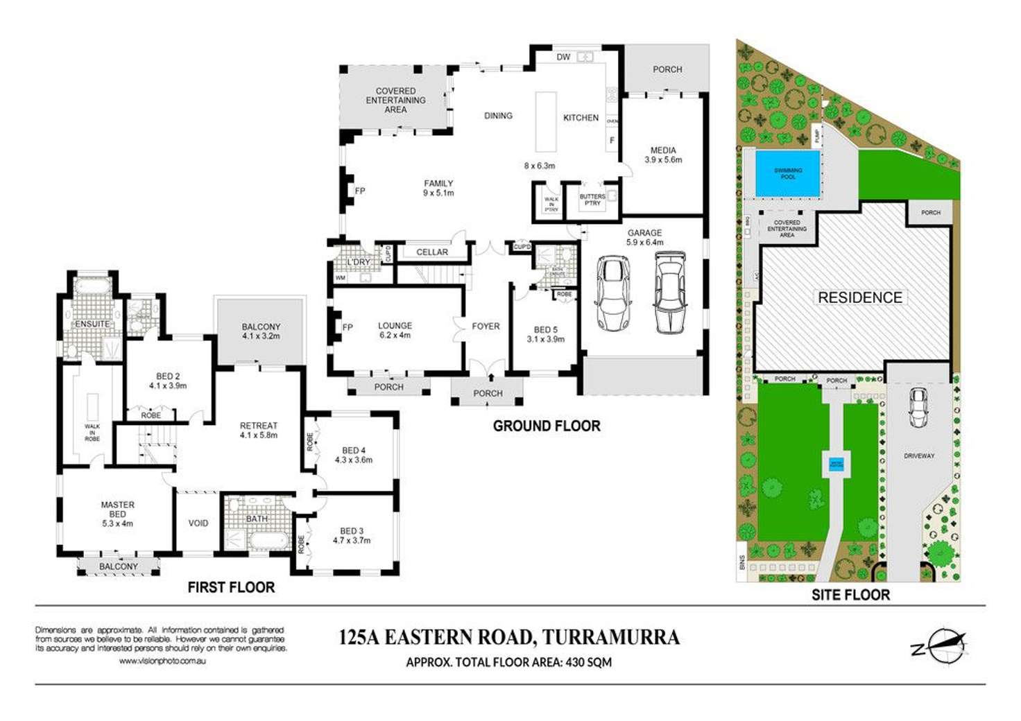 Floorplan of Homely house listing, 125a Eastern Road, Turramurra NSW 2074