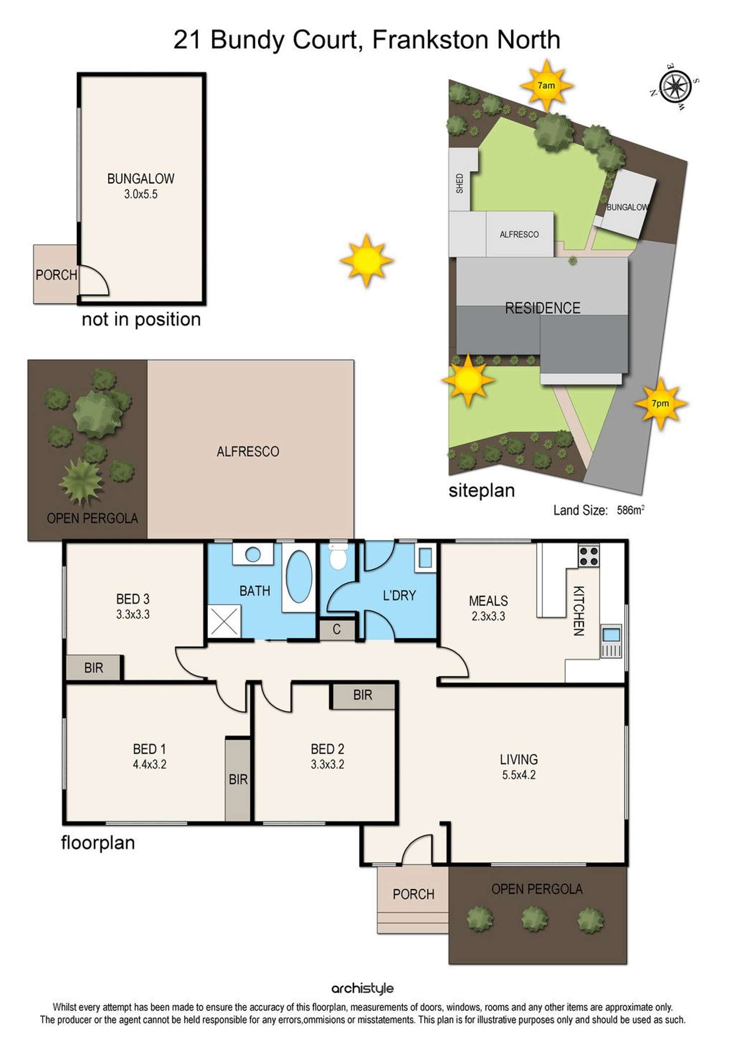 Floorplan of Homely house listing, 21 Bundy Court, Frankston North VIC 3200
