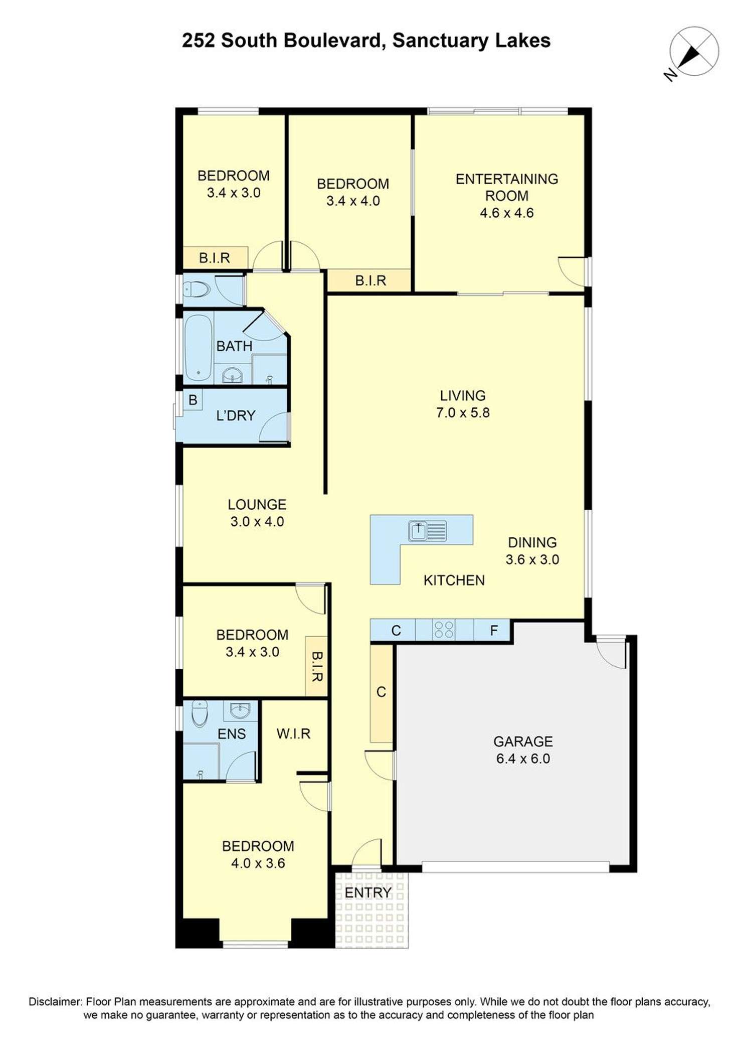 Floorplan of Homely house listing, 252 Sanctuary Lakes South Boulevard, Sanctuary Lakes VIC 3030