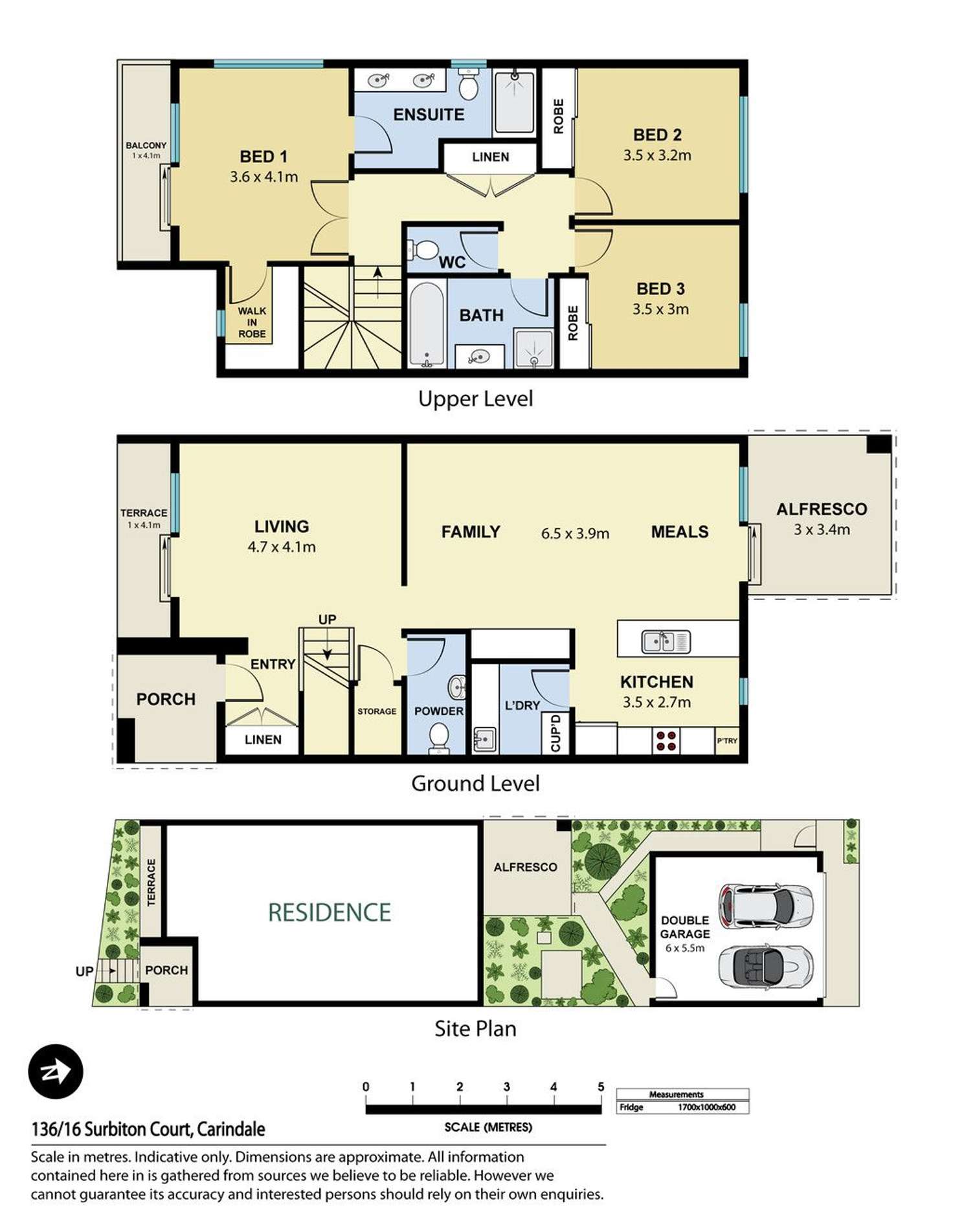 Floorplan of Homely townhouse listing, 136/16 Surbiton Court, Carindale QLD 4152