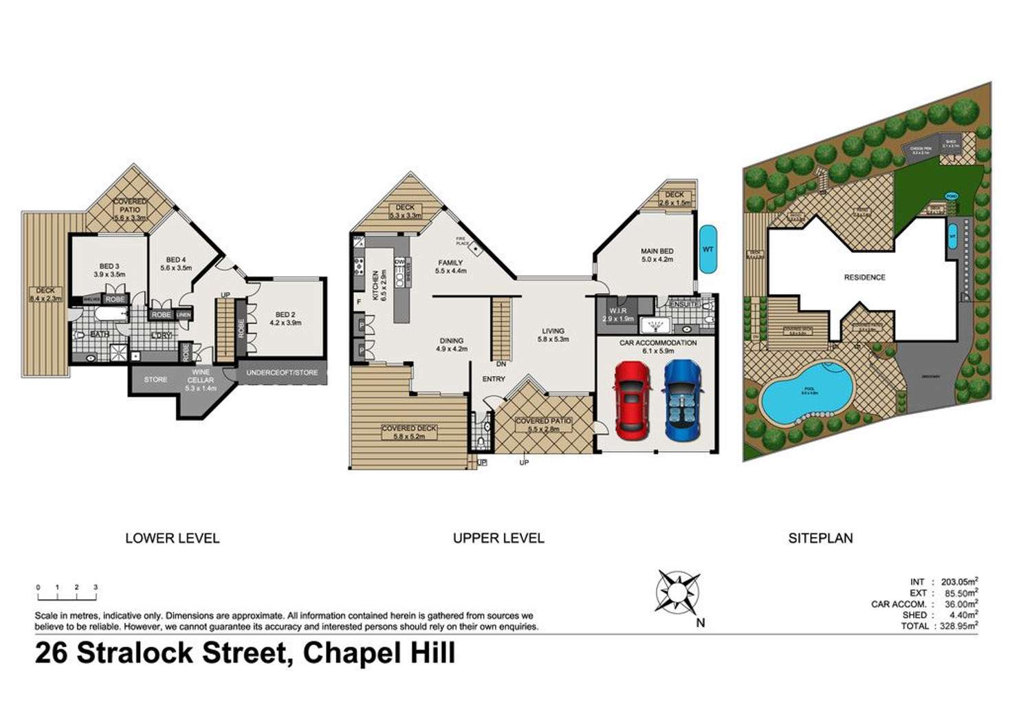 Floorplan of Homely house listing, 26 Stralock Street, Chapel Hill QLD 4069