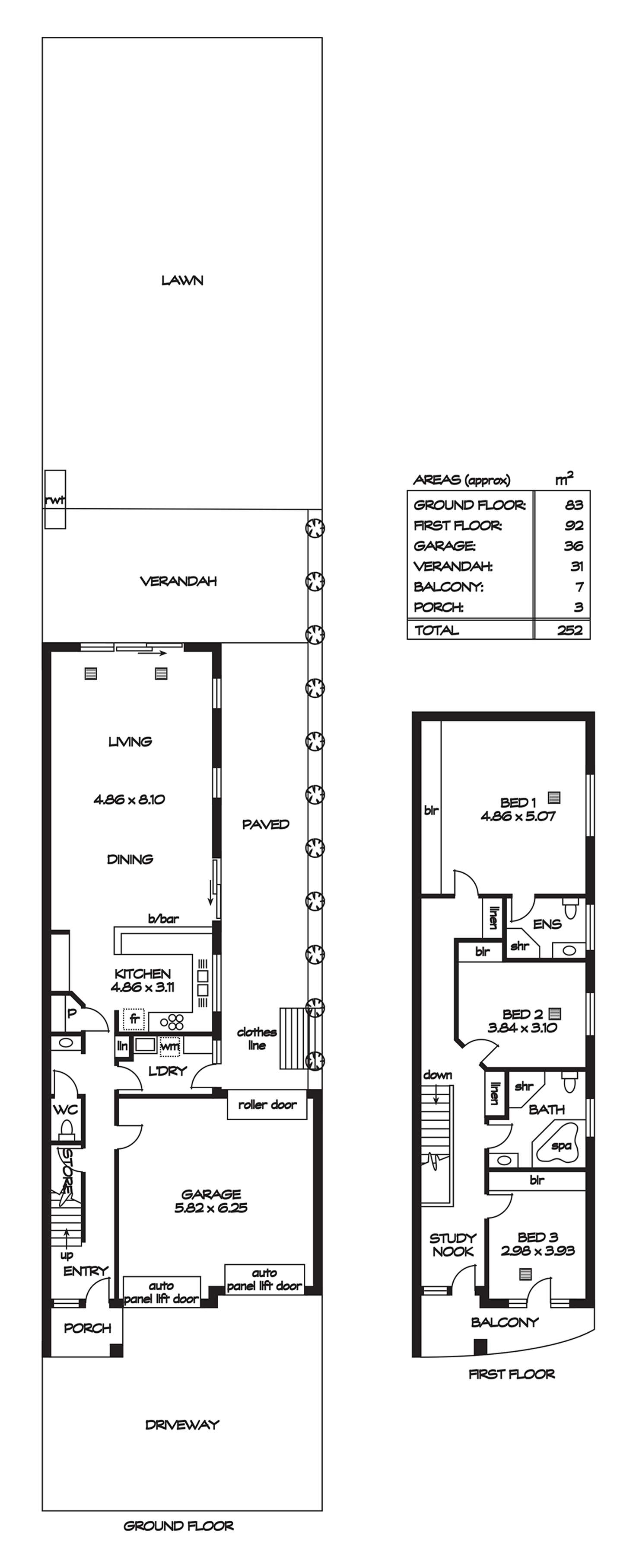 Floorplan of Homely house listing, 10A Pibroch Avenue, Windsor Gardens SA 5087