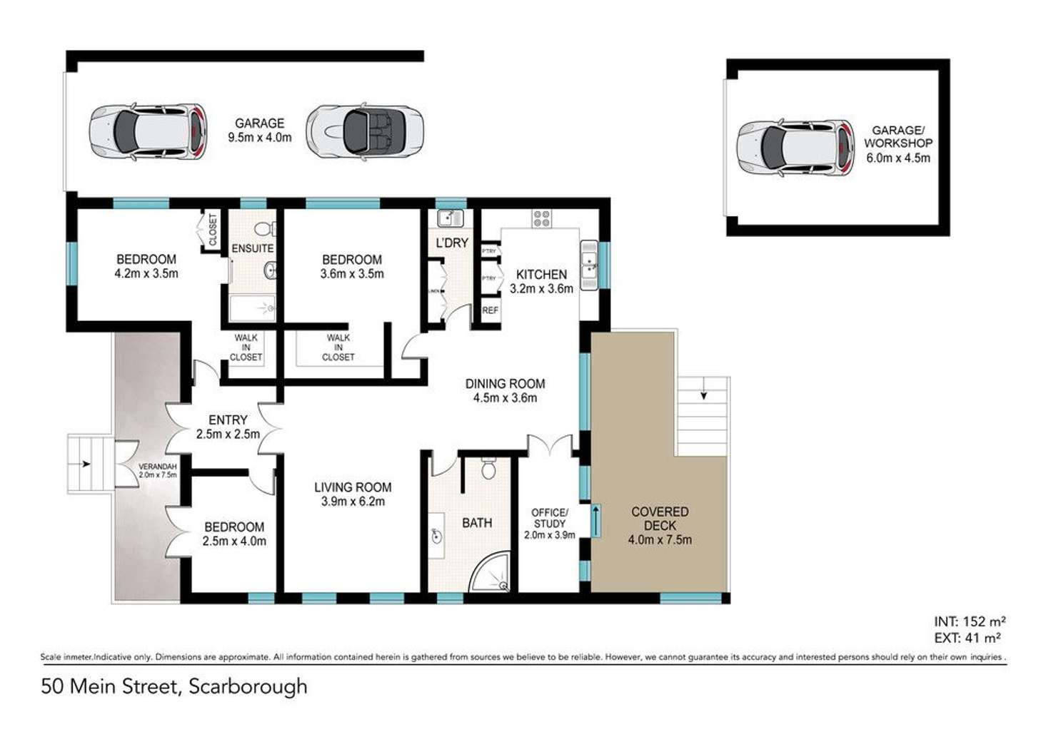 Floorplan of Homely house listing, 50 Mein Street, Scarborough QLD 4020