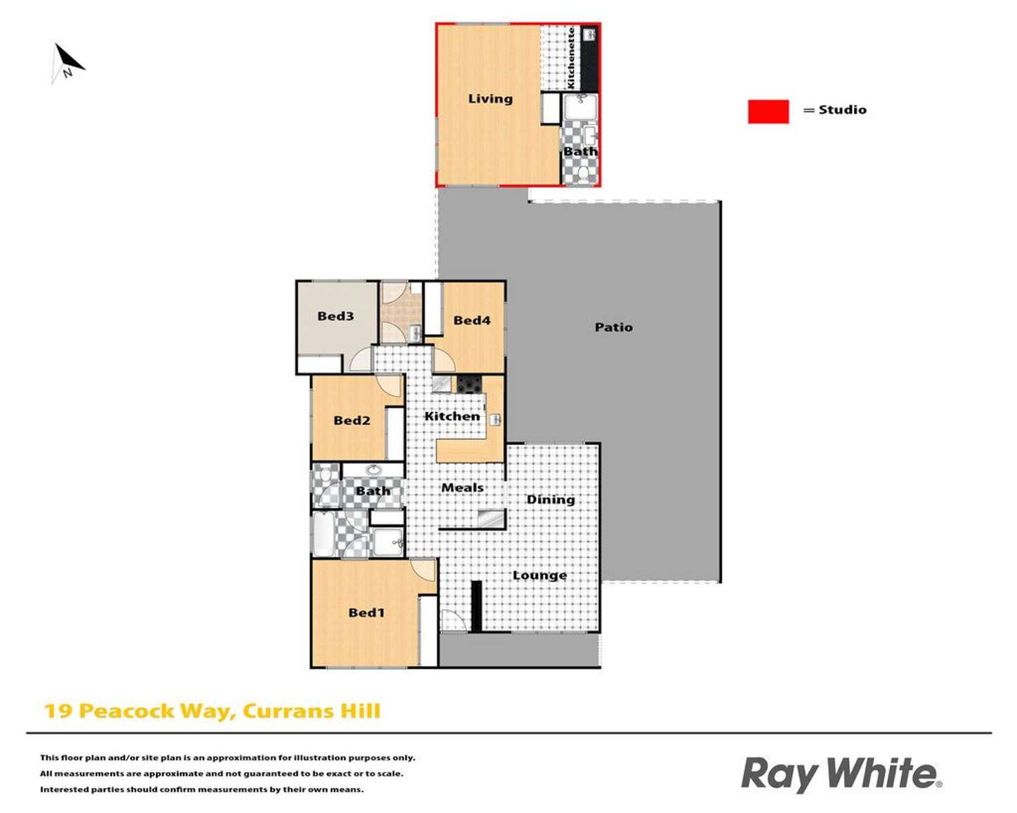 Floorplan of Homely house listing, 19 Peacock Way, Currans Hill NSW 2567