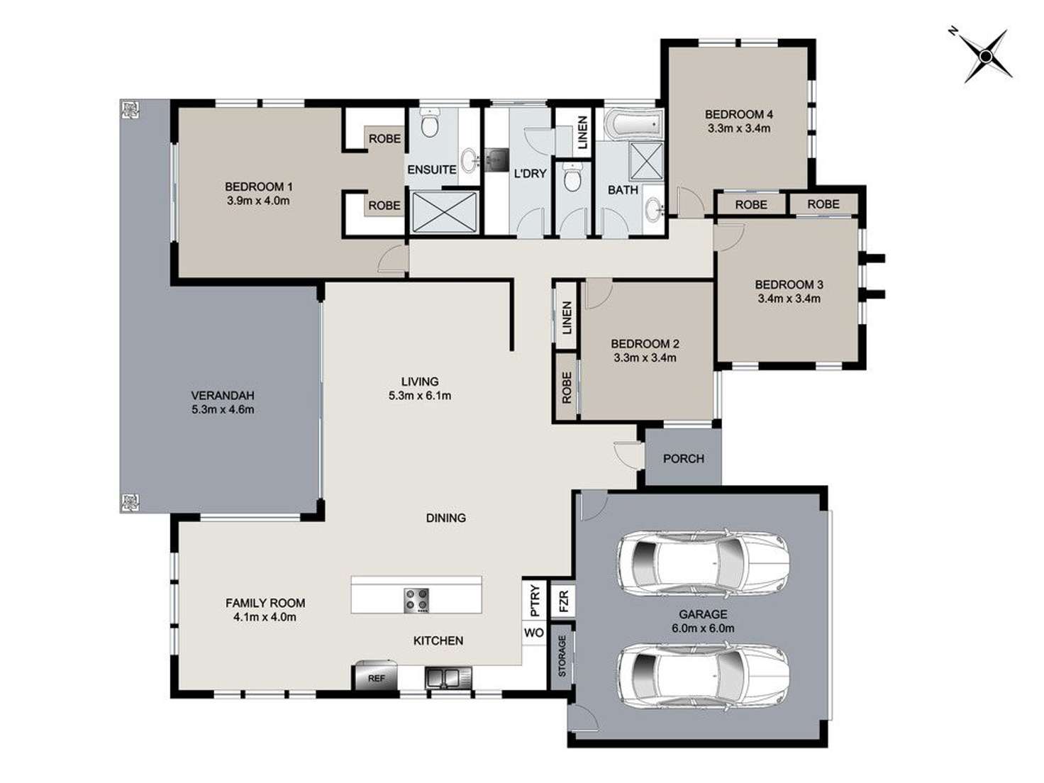 Floorplan of Homely house listing, 8 Eucalyptus Place, Kirkwood QLD 4680