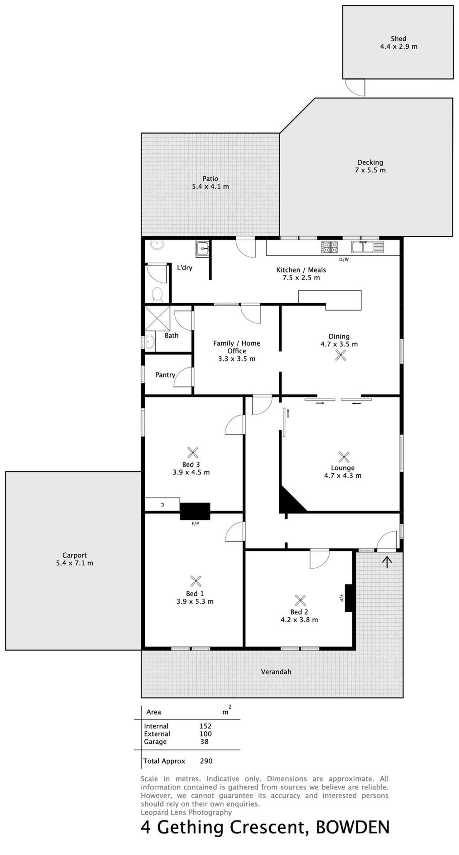 Floorplan of Homely house listing, 4 Gething Crescent, Bowden SA 5007