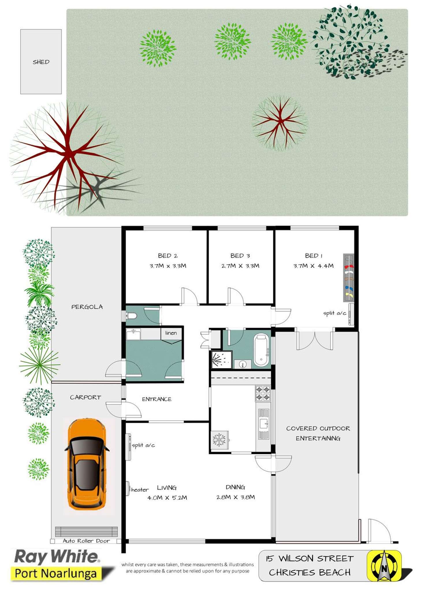 Floorplan of Homely house listing, 15 Wilson Street, Christies Beach SA 5165