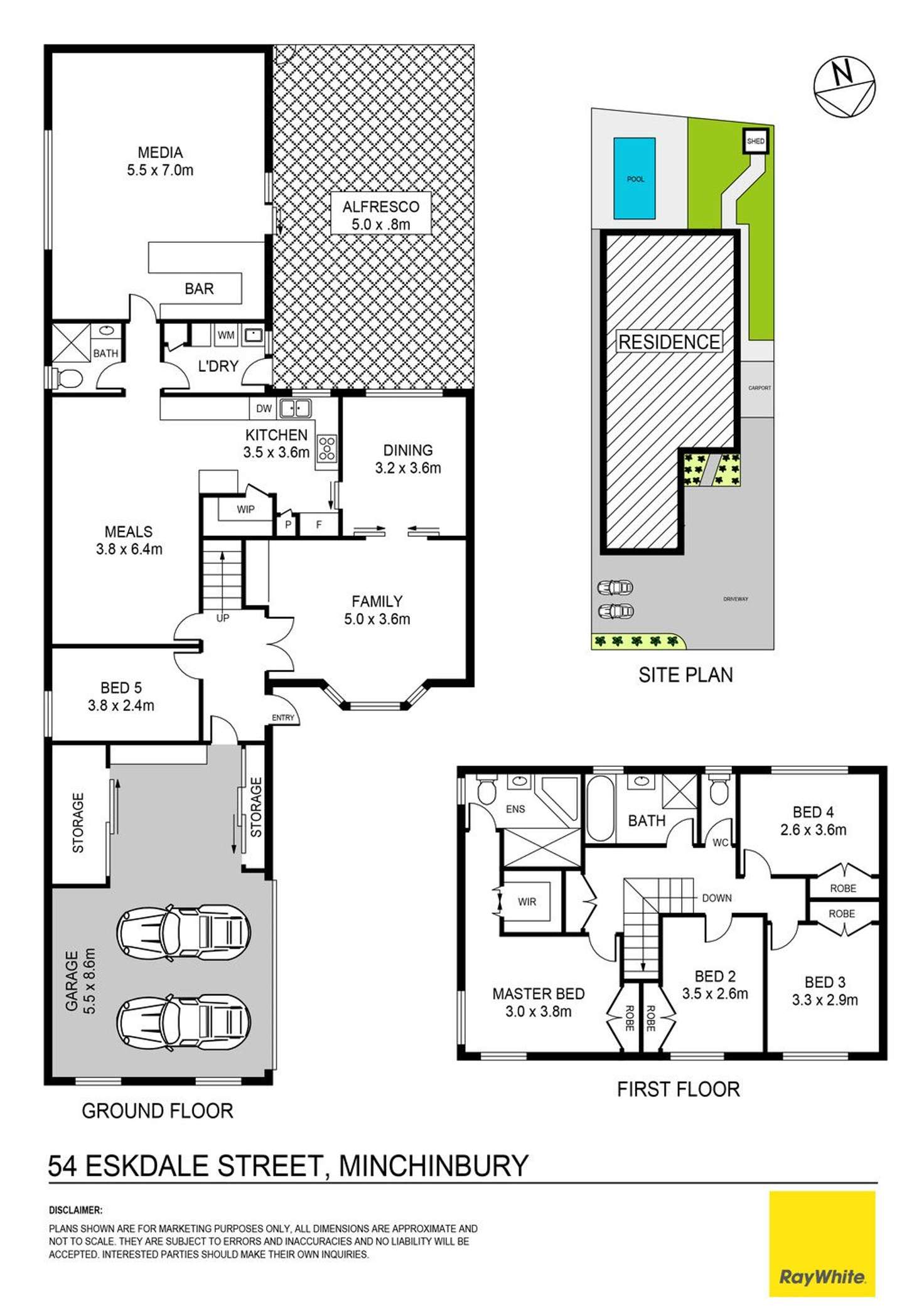 Floorplan of Homely house listing, 54 Eskdale Street, Minchinbury NSW 2770