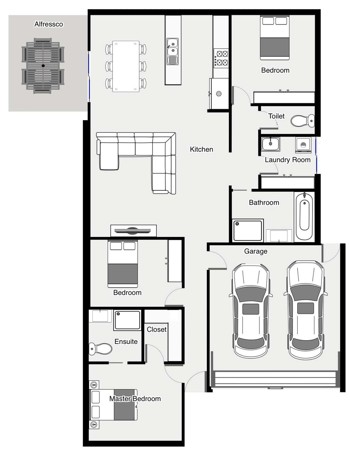 Floorplan of Homely house listing, 2/36 Montana Drive, Mildura VIC 3500