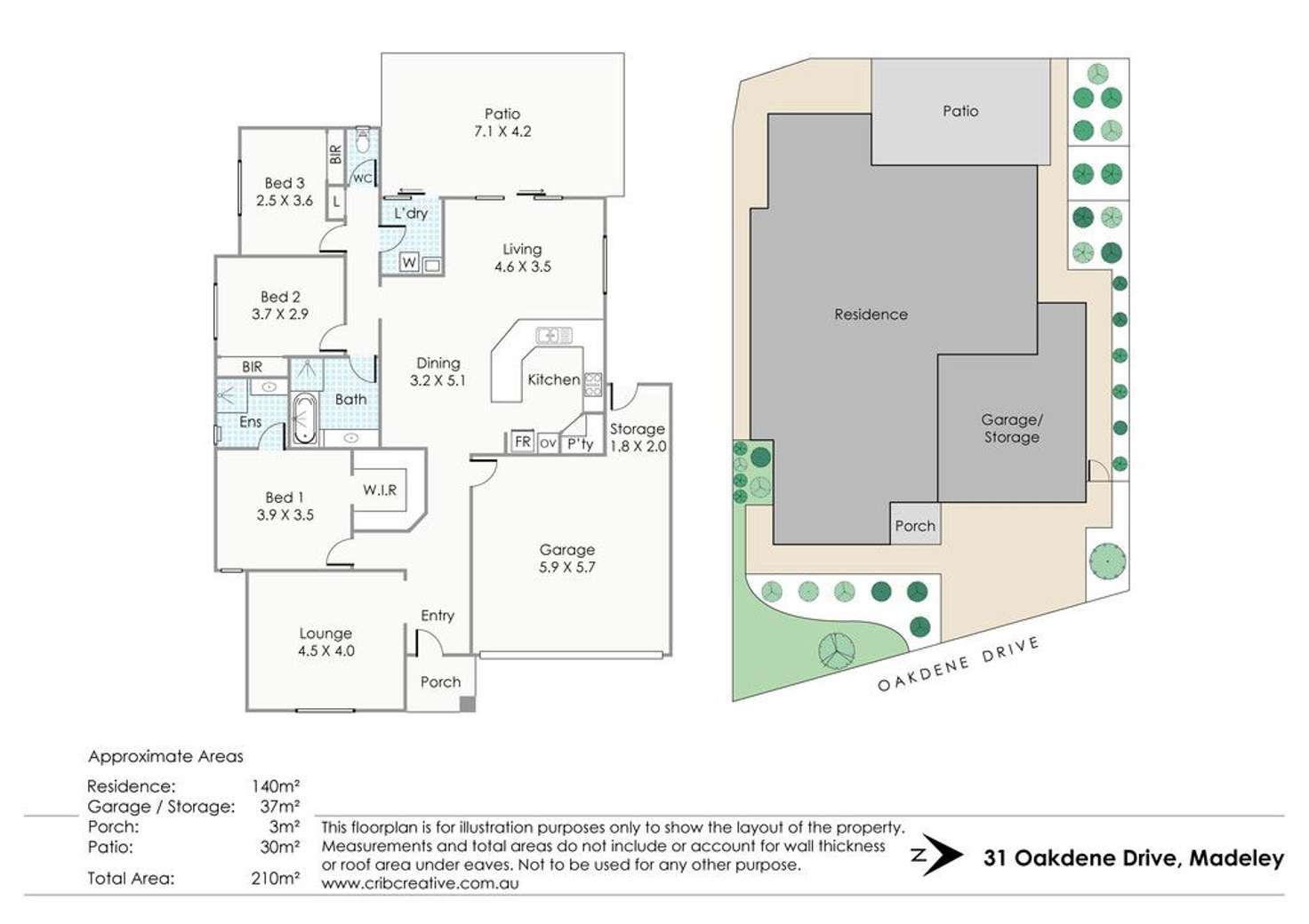Floorplan of Homely house listing, 31 Oakdene Drive, Madeley WA 6065