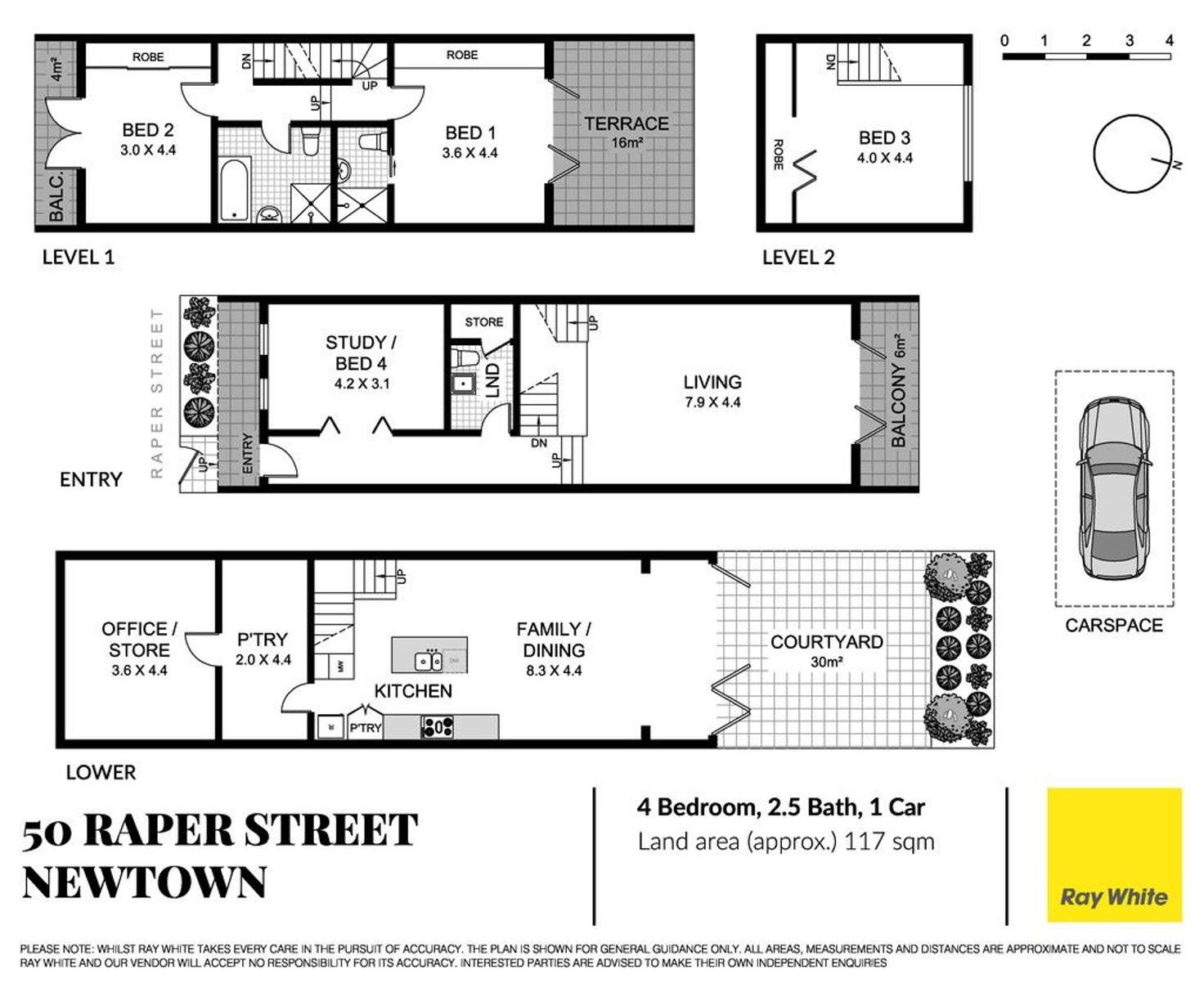 Floorplan of Homely house listing, 50 Raper Street, Newtown NSW 2042