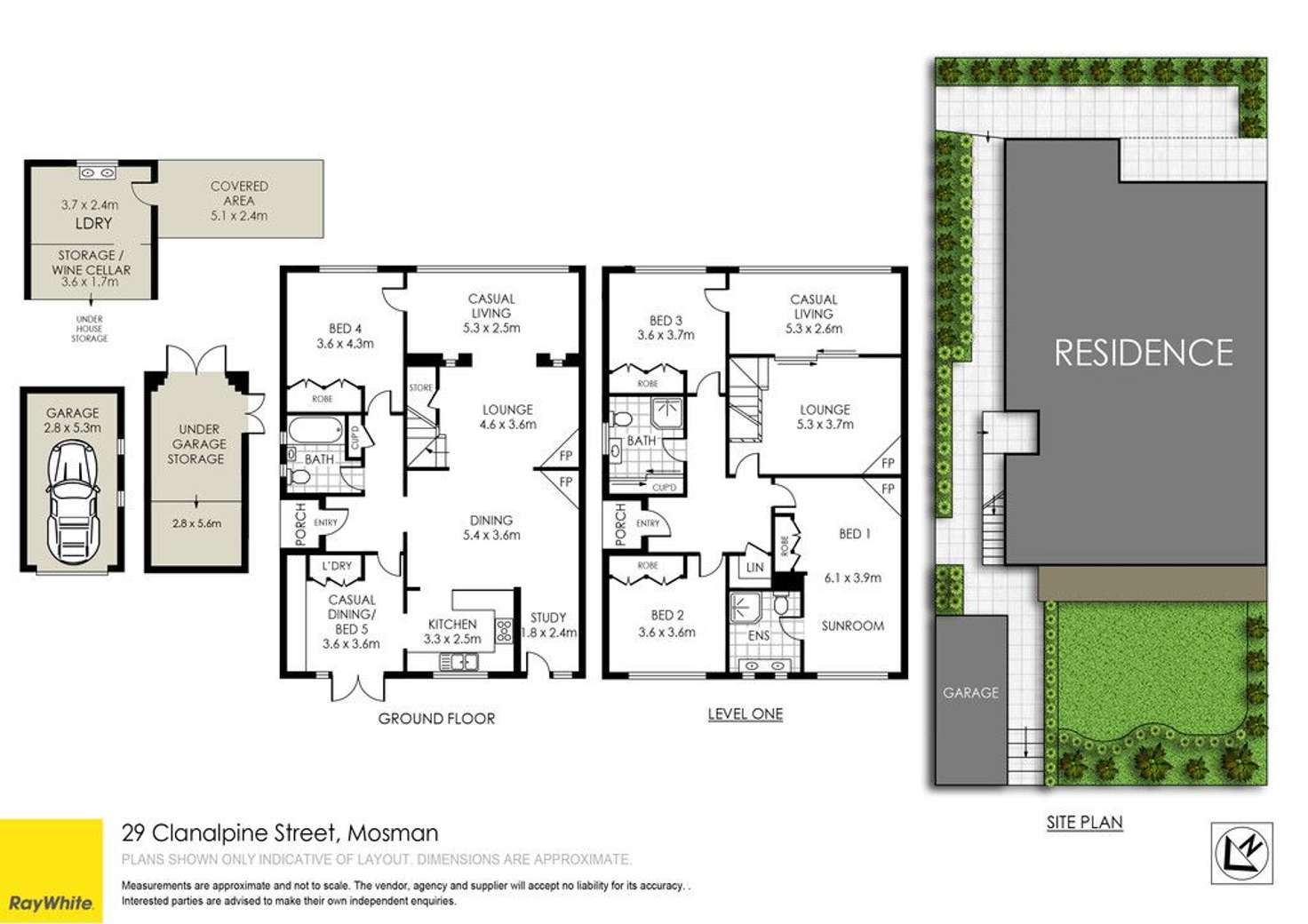 Floorplan of Homely house listing, 29 Clanalpine Street, Mosman NSW 2088
