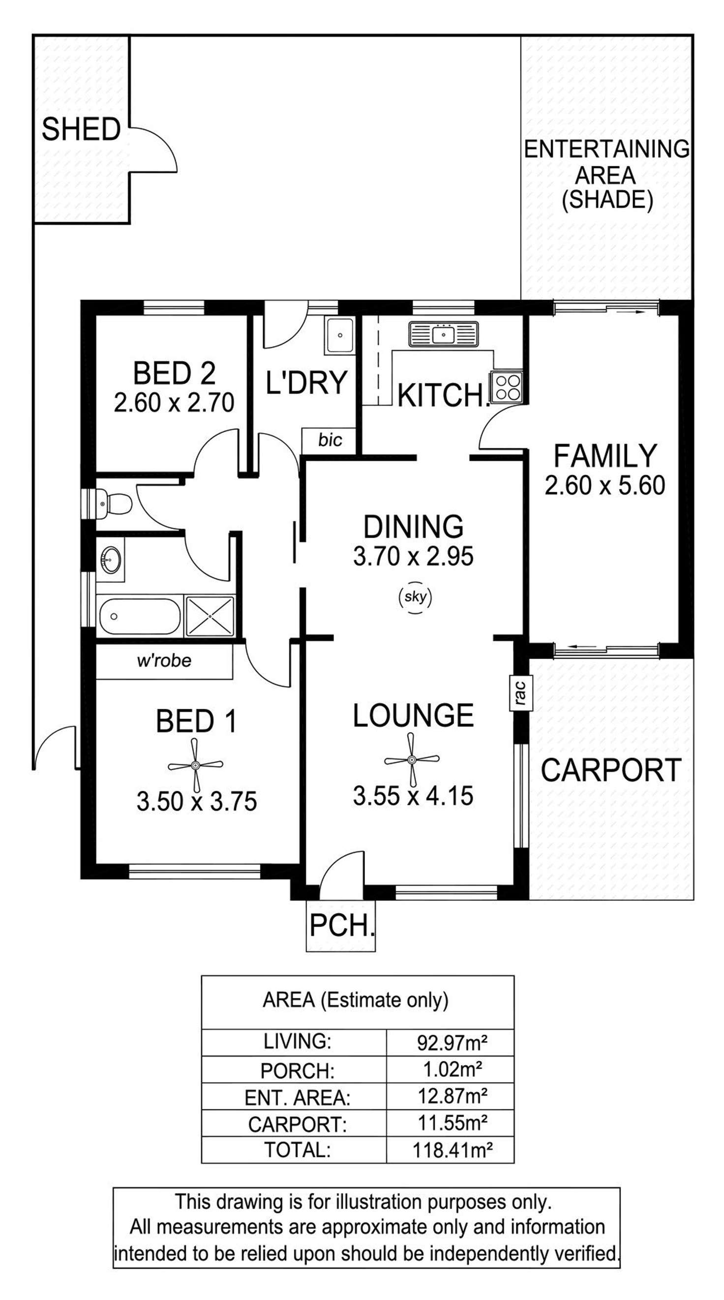 Floorplan of Homely house listing, 2/64 Melville Street, South Plympton SA 5038