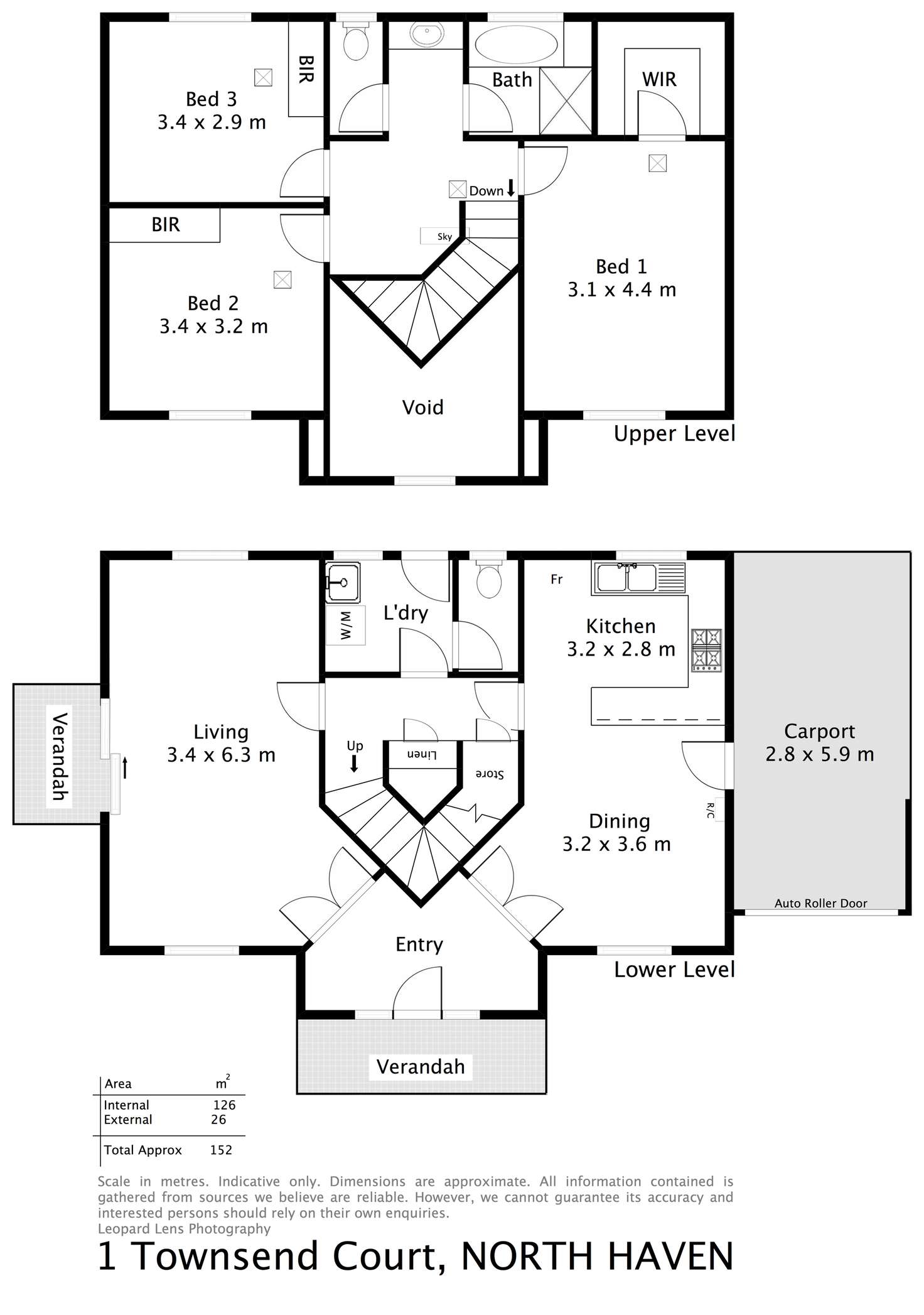 Floorplan of Homely townhouse listing, 1 Townsend Court, North Haven SA 5018