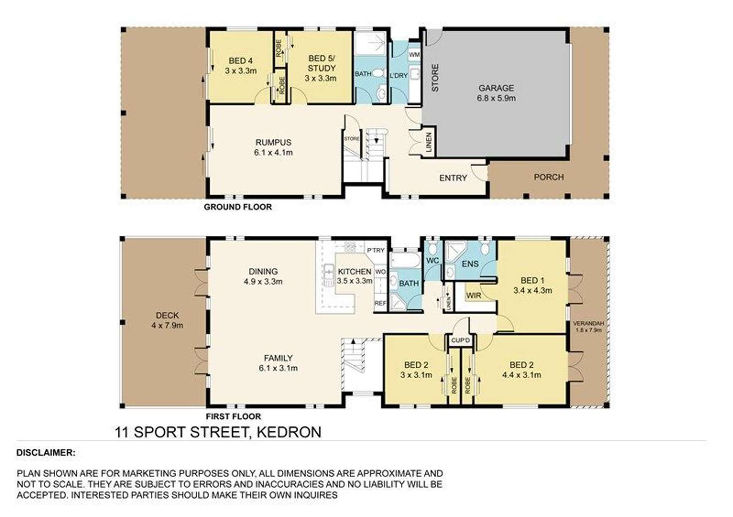 Floorplan of Homely house listing, 11 Sport Street, Kedron QLD 4031