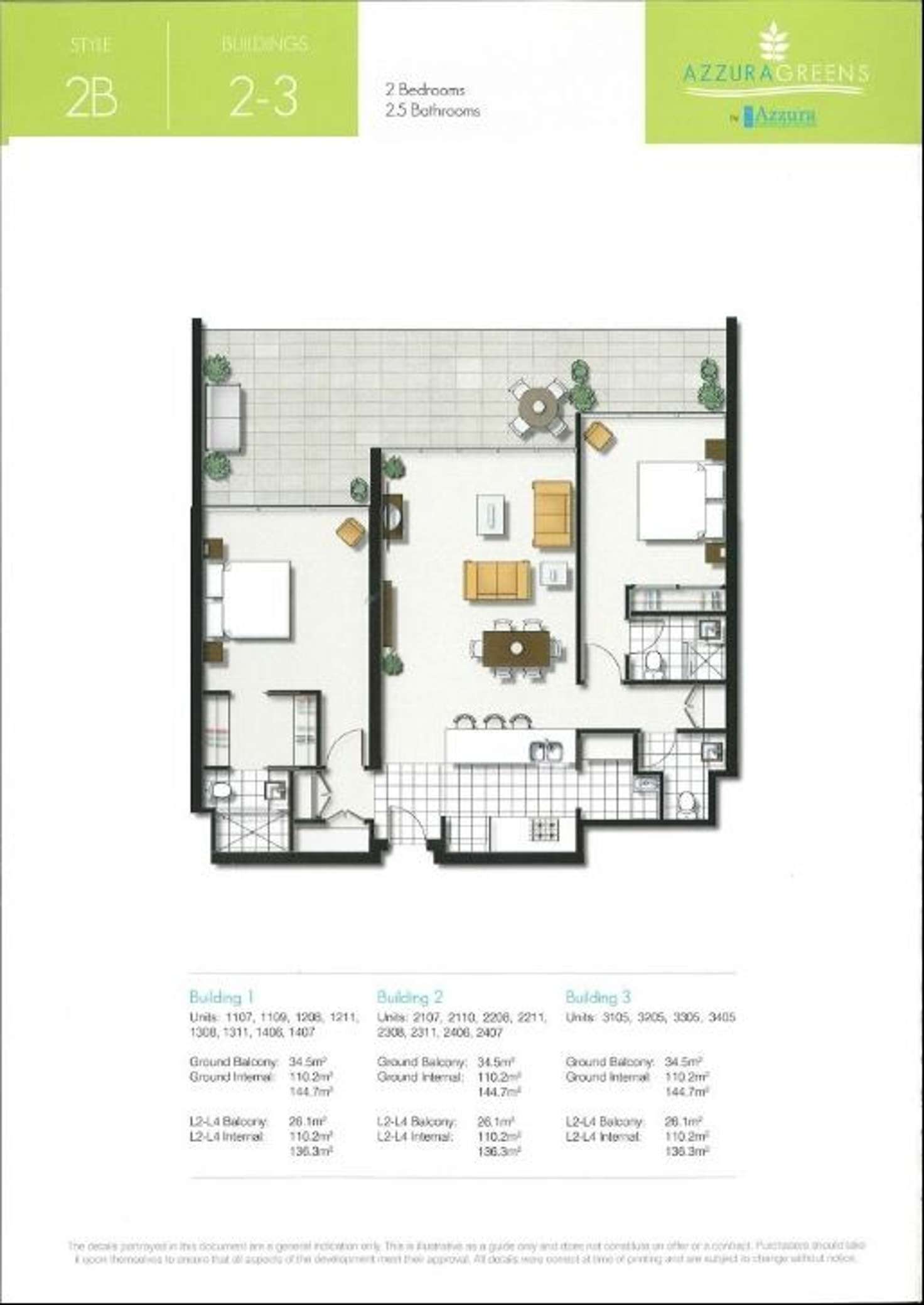 Floorplan of Homely apartment listing, 3205/2 Activa Way, Hope Island QLD 4212