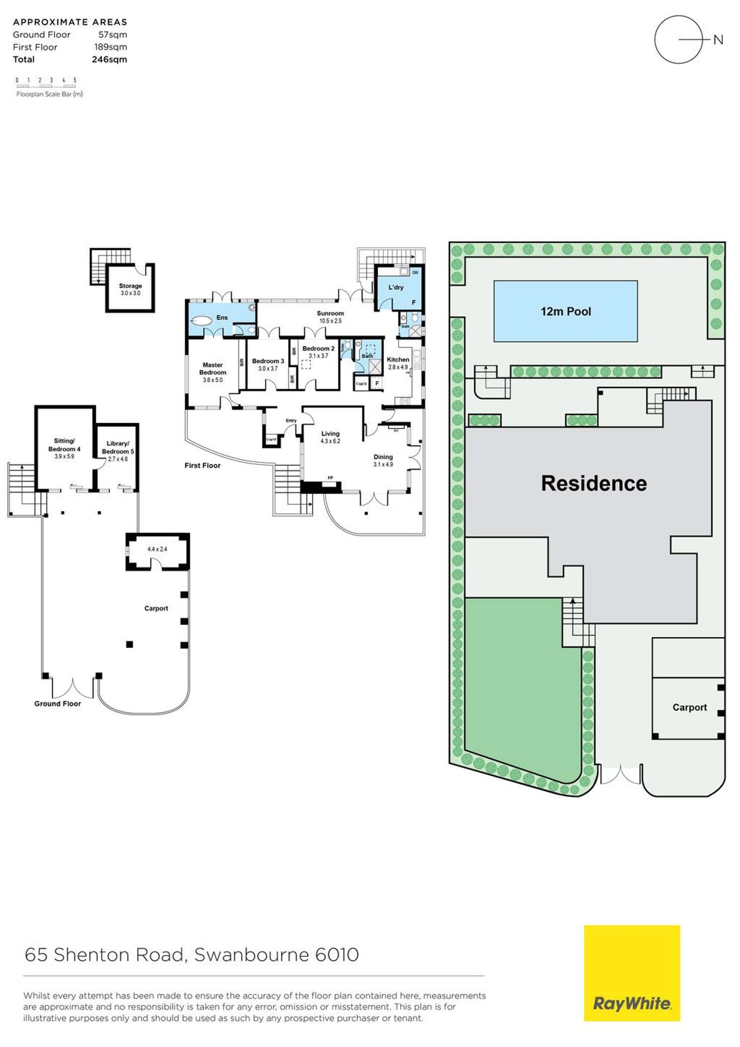 Floorplan of Homely house listing, 65 Shenton Road, Swanbourne WA 6010