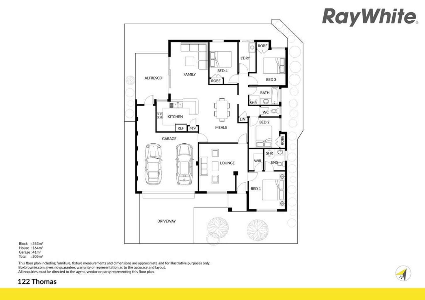 Floorplan of Homely house listing, 1/122 Thomas Street, Queens Park WA 6107