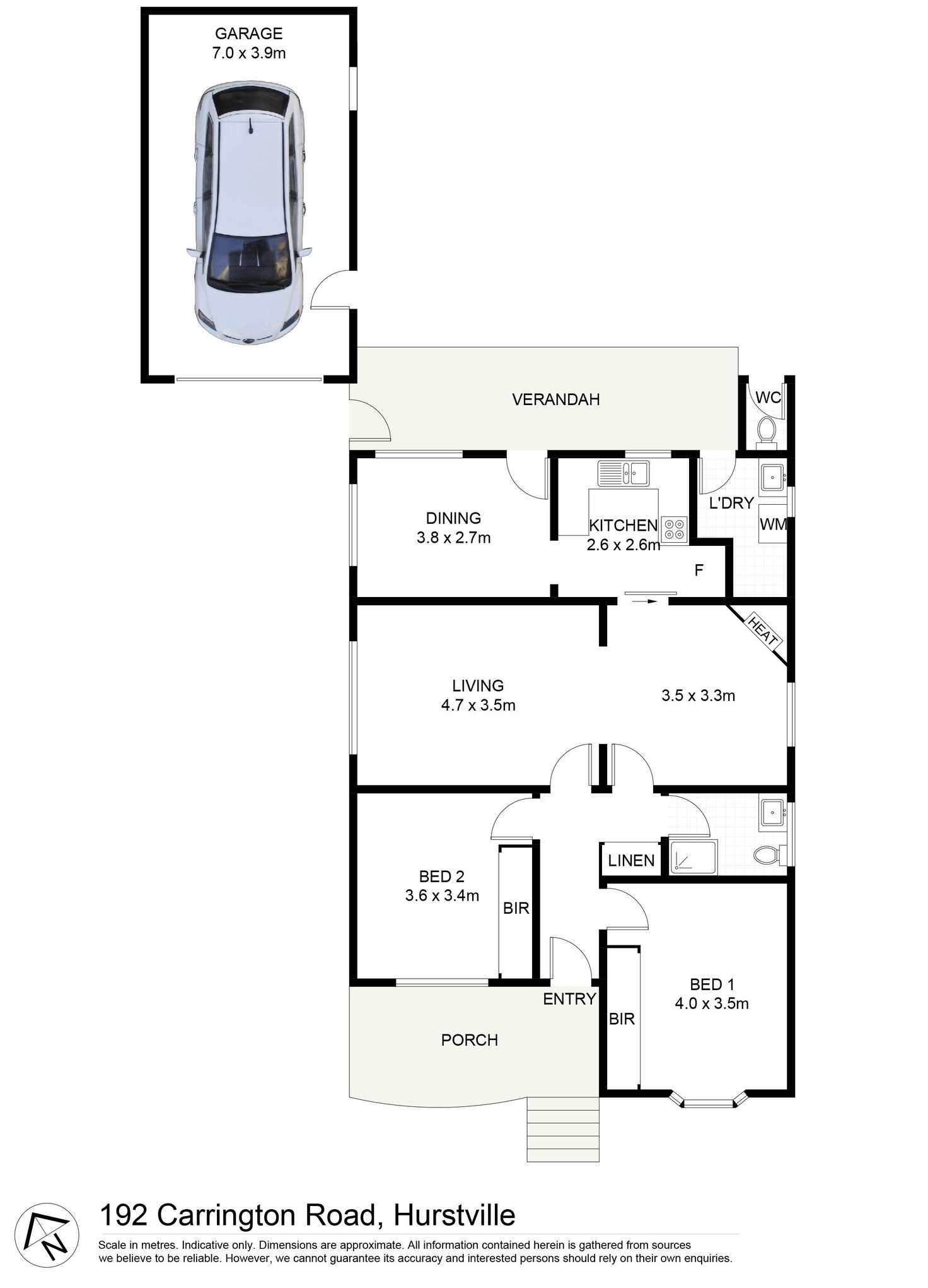 Floorplan of Homely house listing, 192 Carrington Avenue, Hurstville NSW 2220