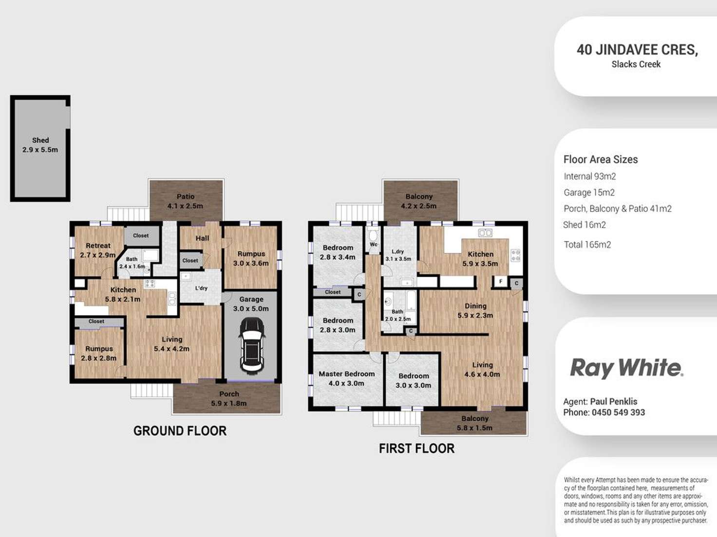 Floorplan of Homely house listing, 40 Jindavee Crescent, Slacks Creek QLD 4127