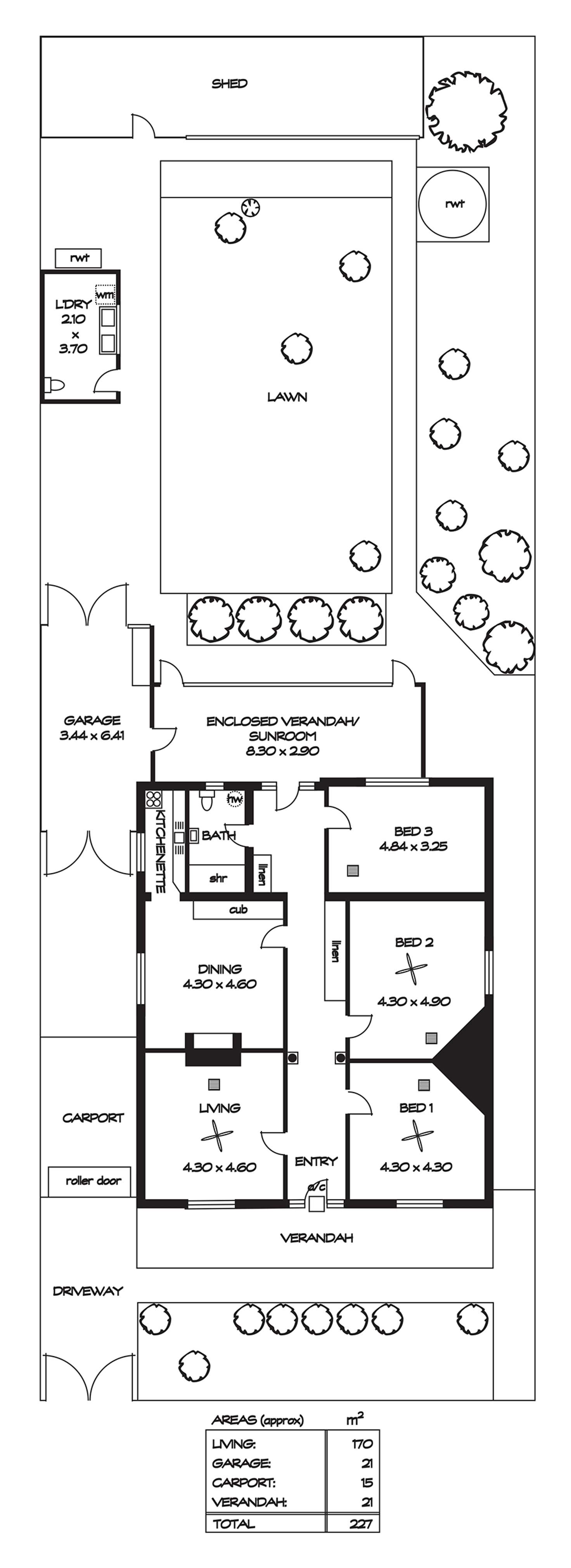 Floorplan of Homely house listing, 10 Helen Street, Pennington SA 5013