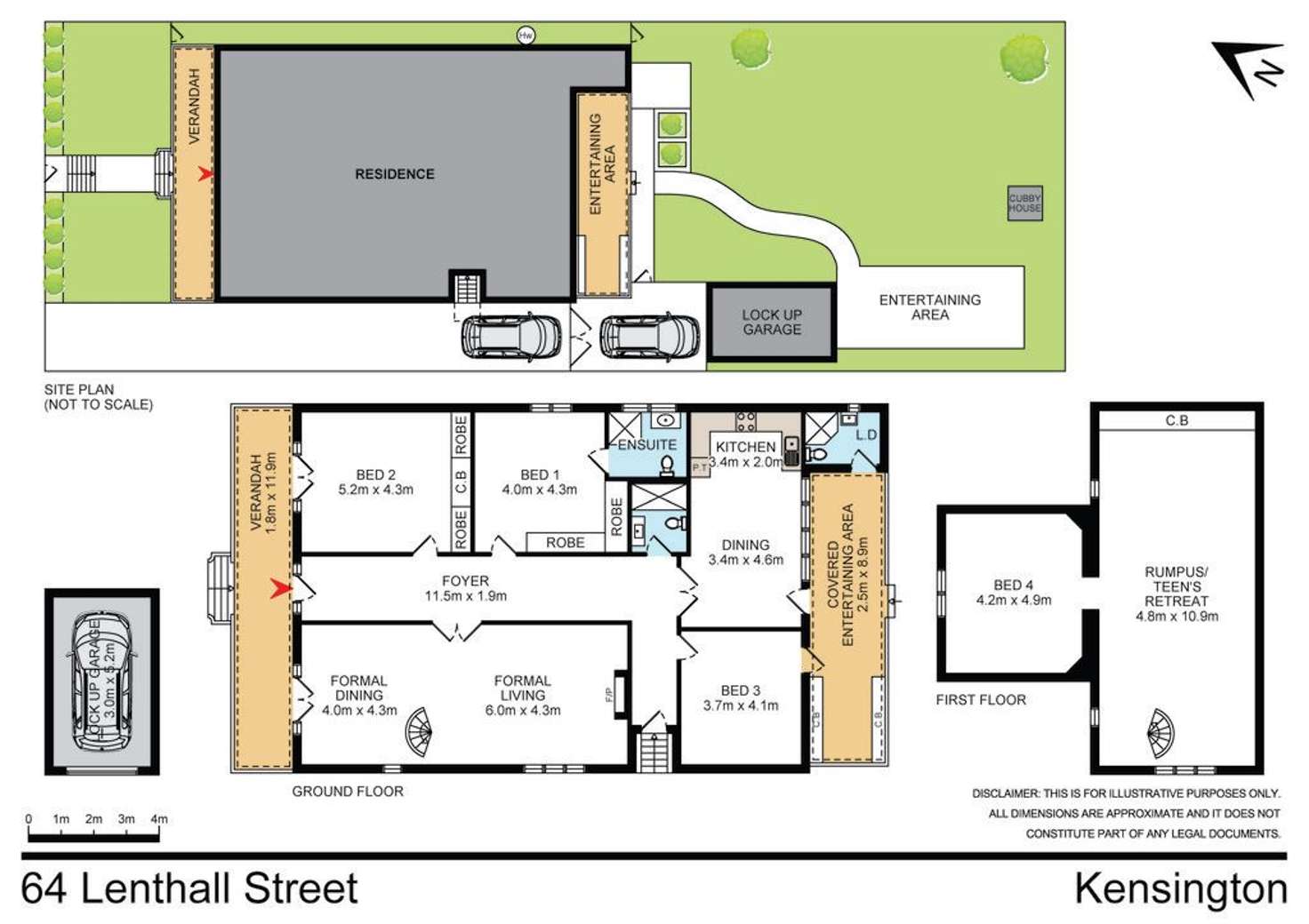 Floorplan of Homely house listing, 64 Lenthall Street, Kensington NSW 2033